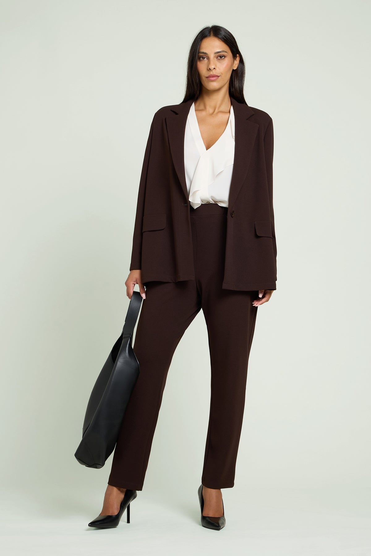 GIACCA INFORMALE IN SCUBA TWILL