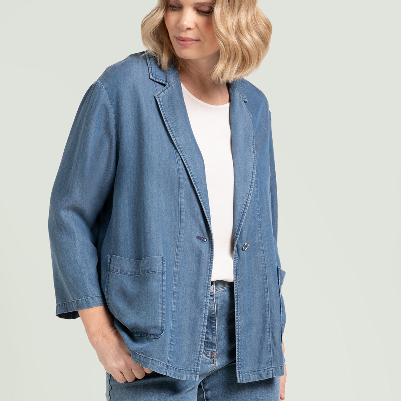GIACCA IN CHAMBRAY