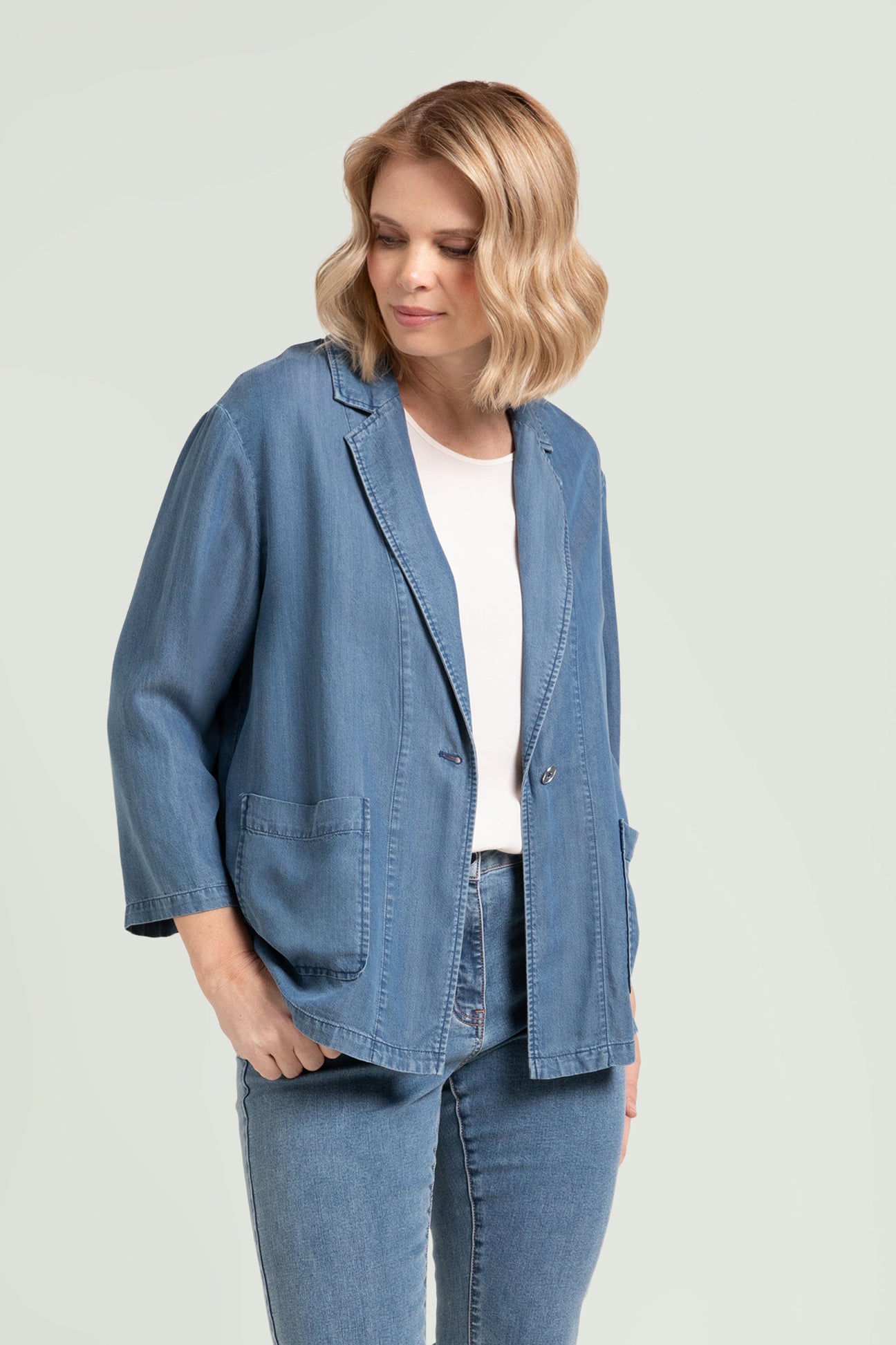 GIACCA IN CHAMBRAY