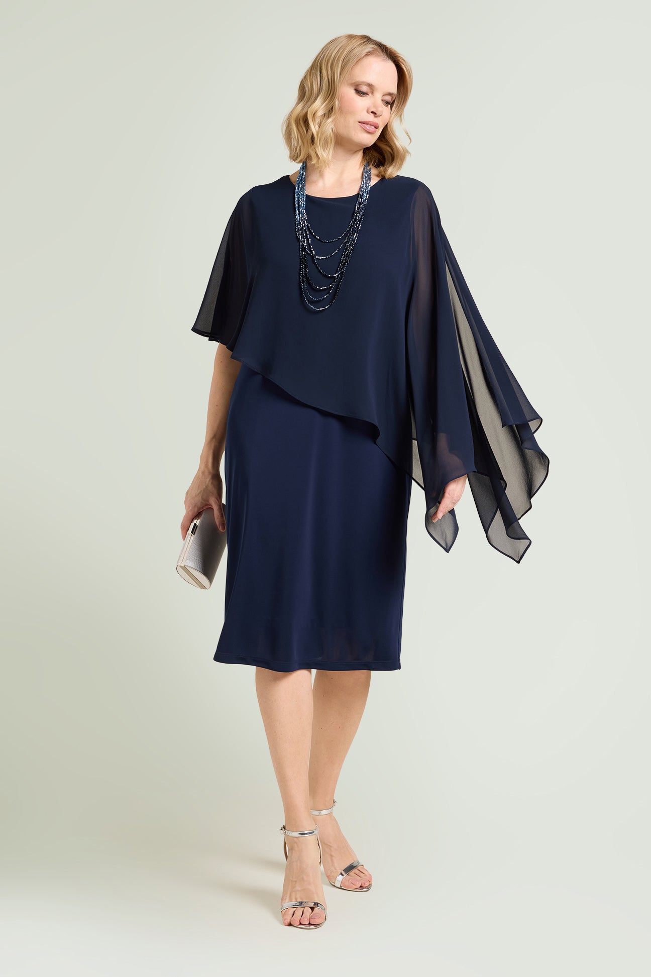 ABITO IN GEORGETTE E JERSEY