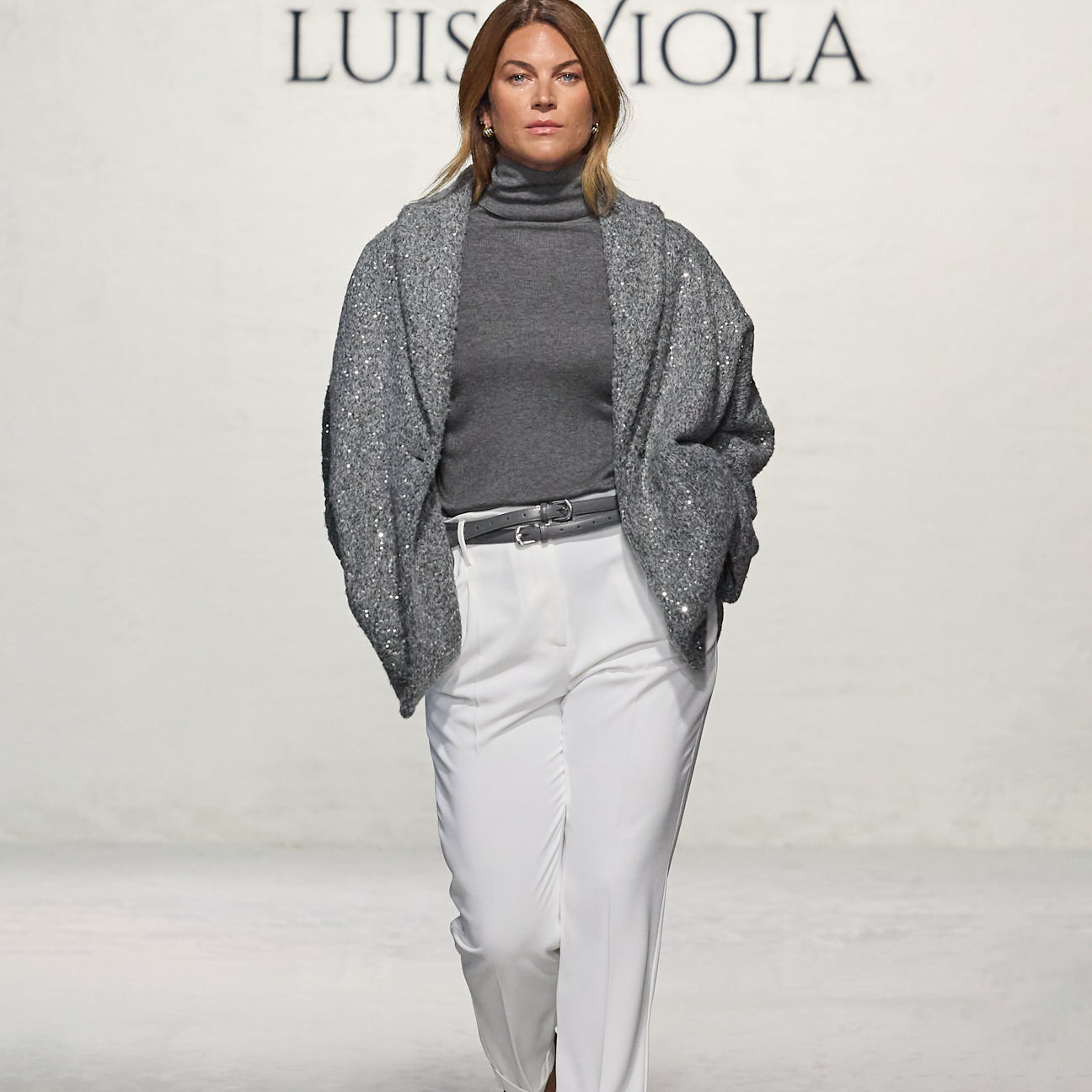 CAPPOTTO MELANGE RICAMATO