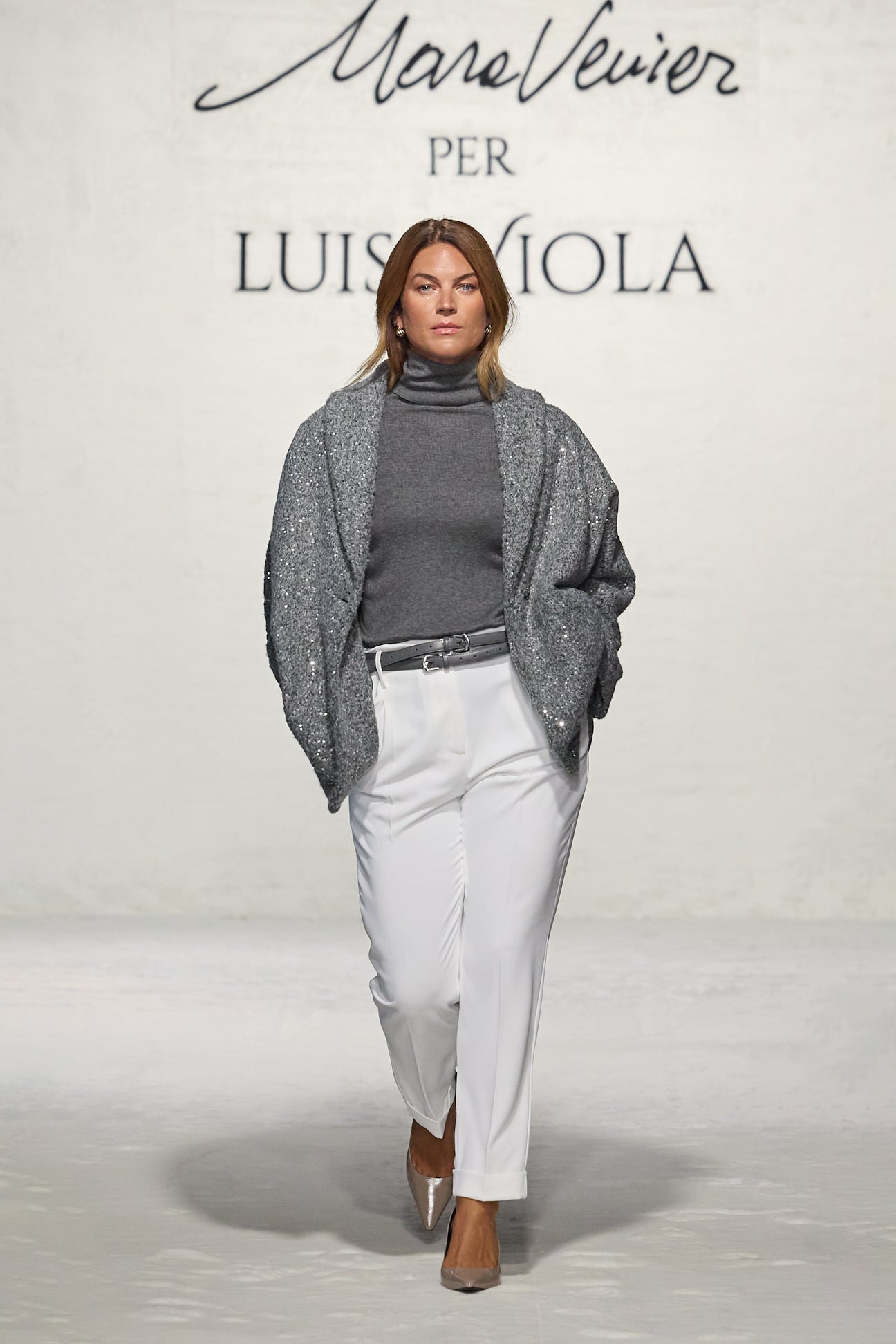 CAPPOTTO MELANGE RICAMATO