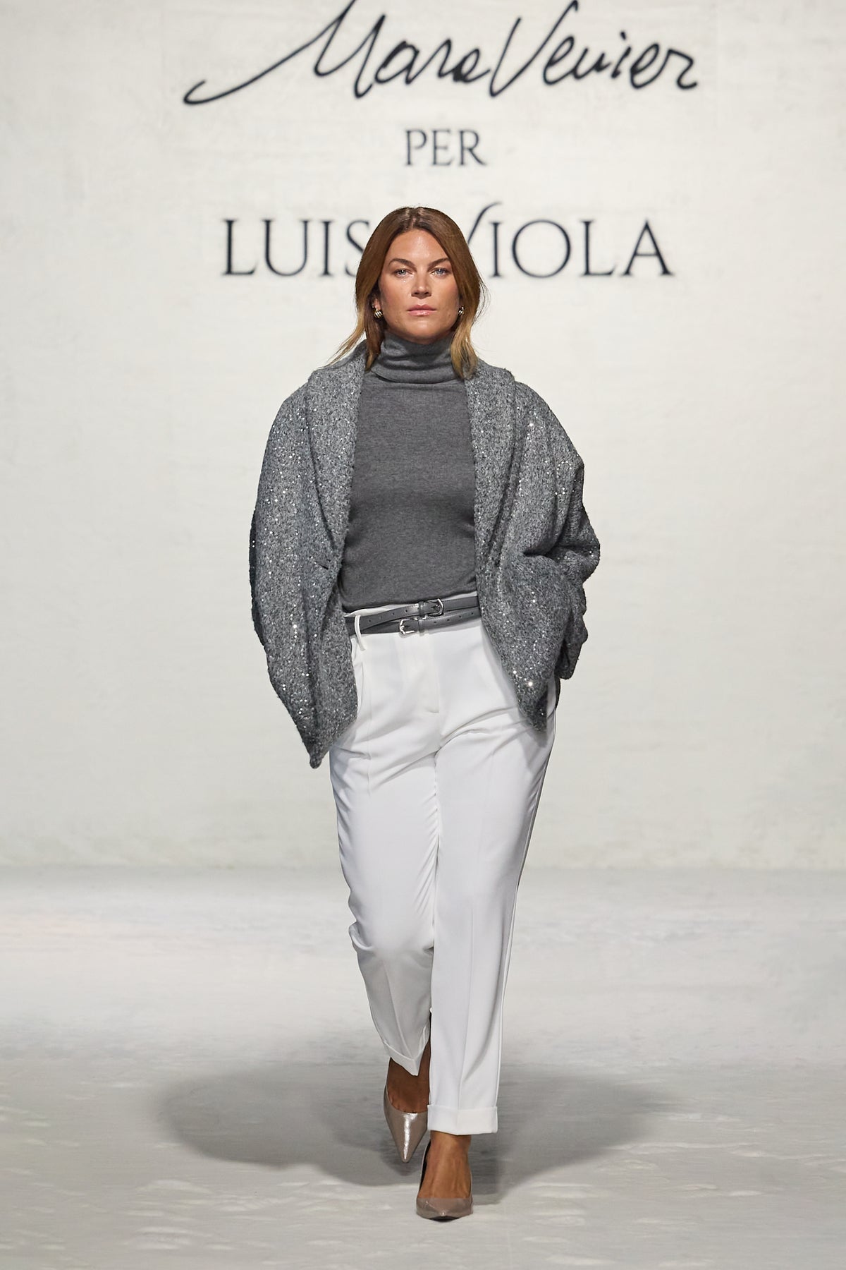 CAPPOTTO MELANGE RICAMATO