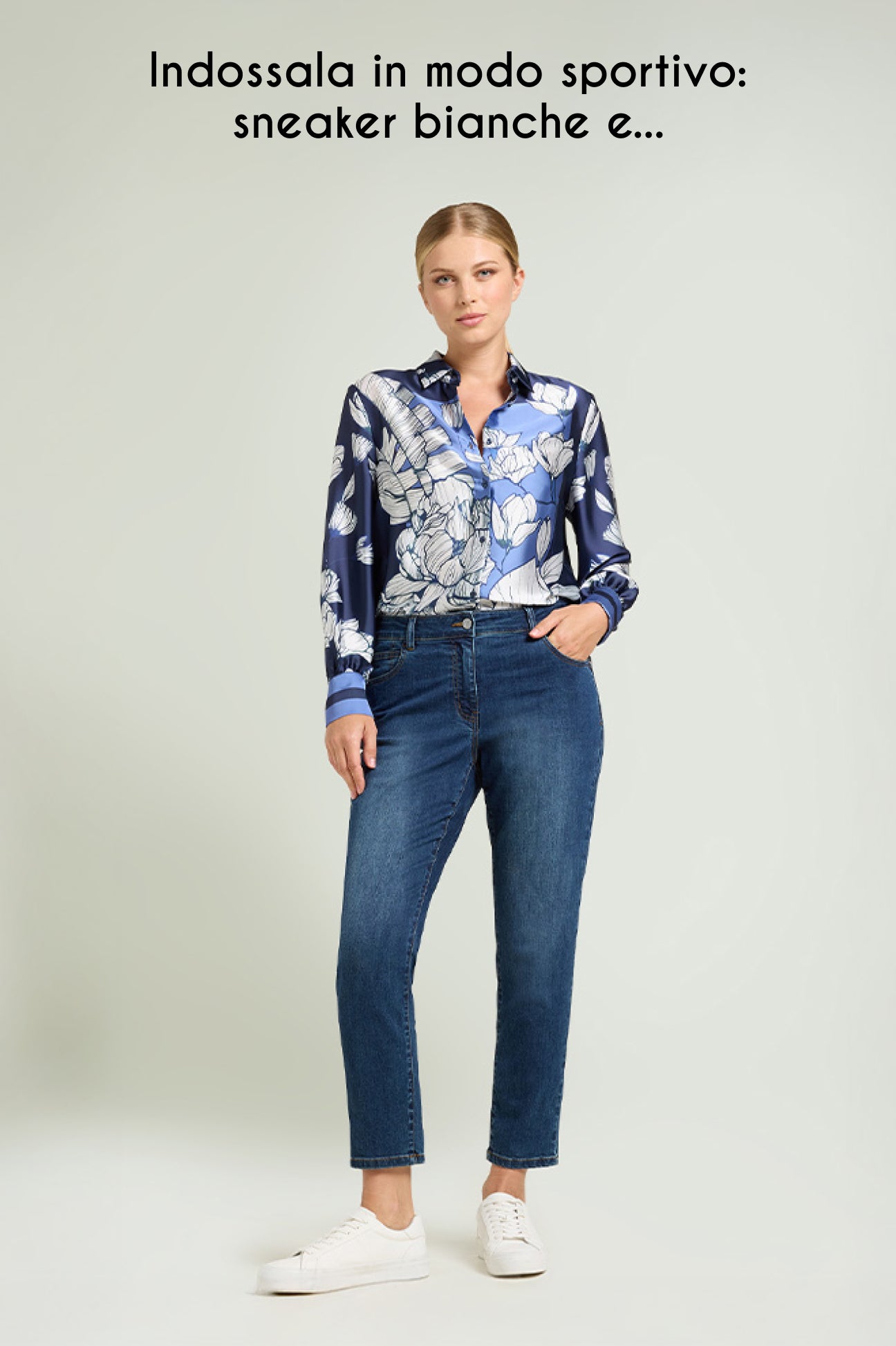 CAMICIA IN RASO STAMPATO