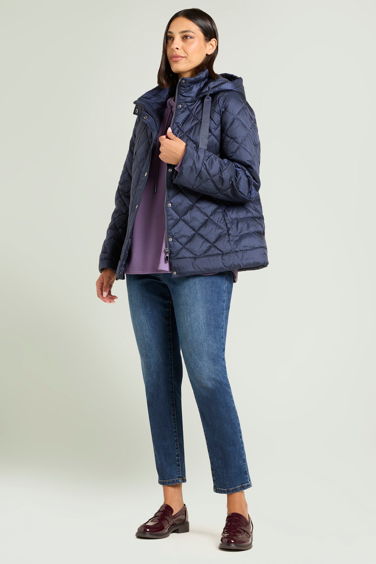 PIUMINO CON CAPPUCCIO STACCABILE