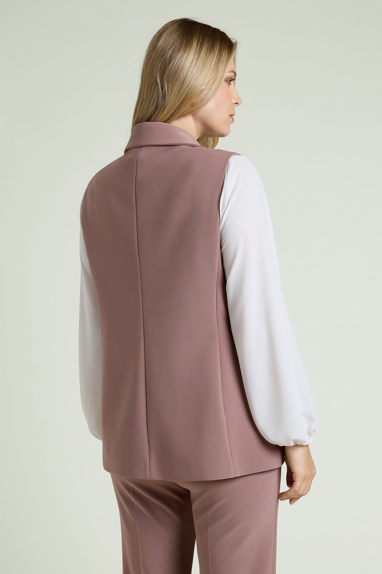GIACCA-GILET IN COMPACT STRETCH