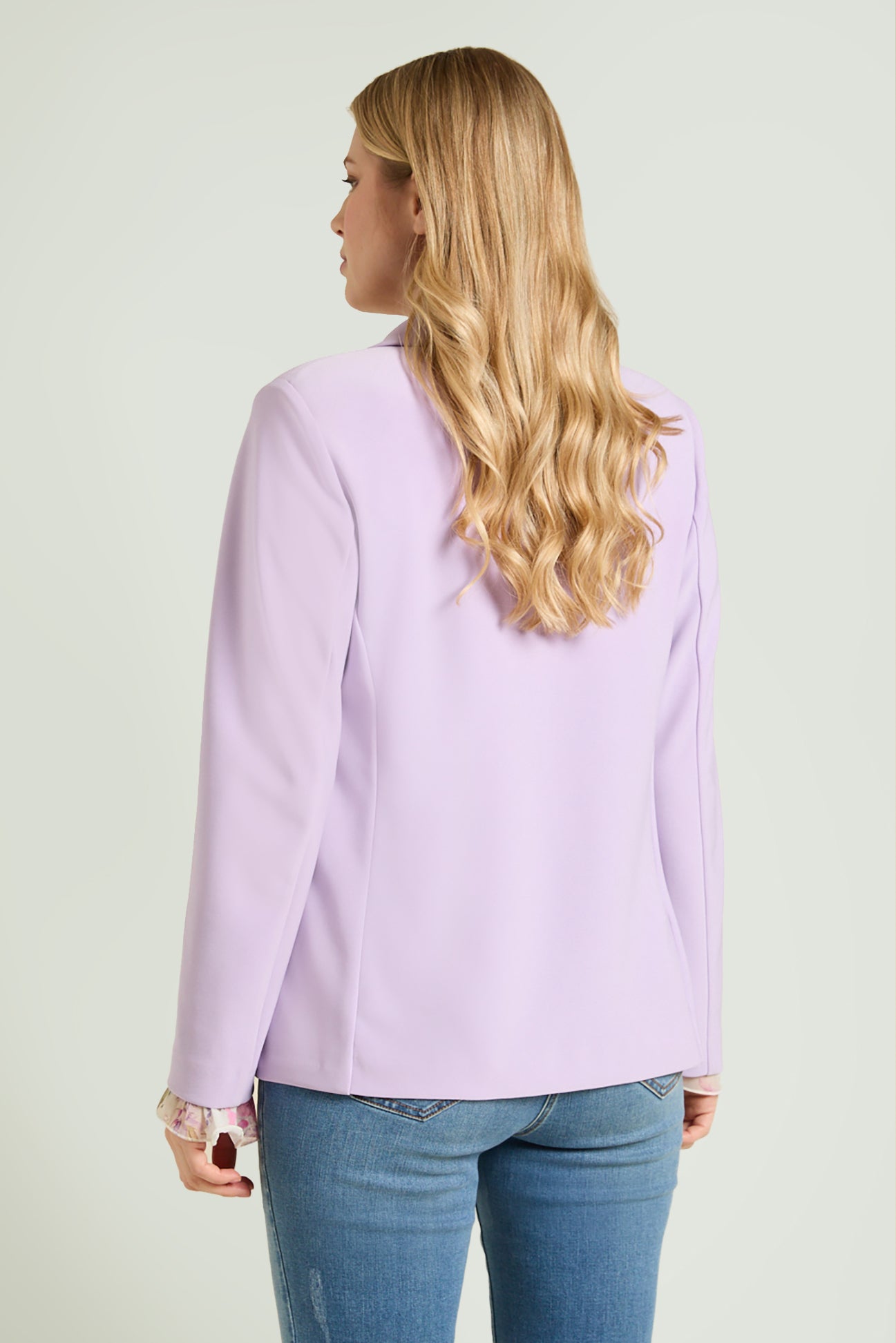 BLAZER IN COMPACT STRETCH