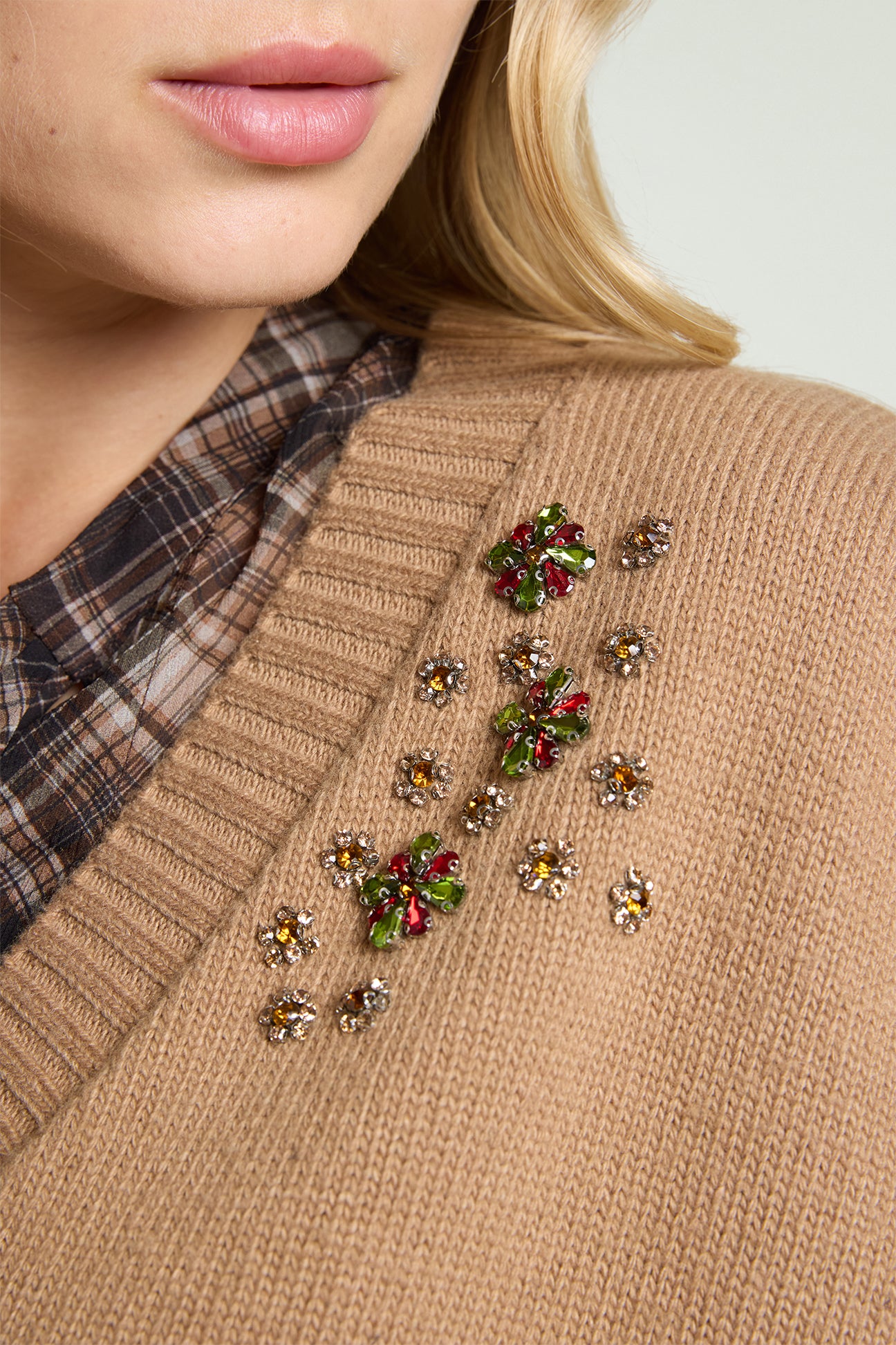 GILET RICAMATO