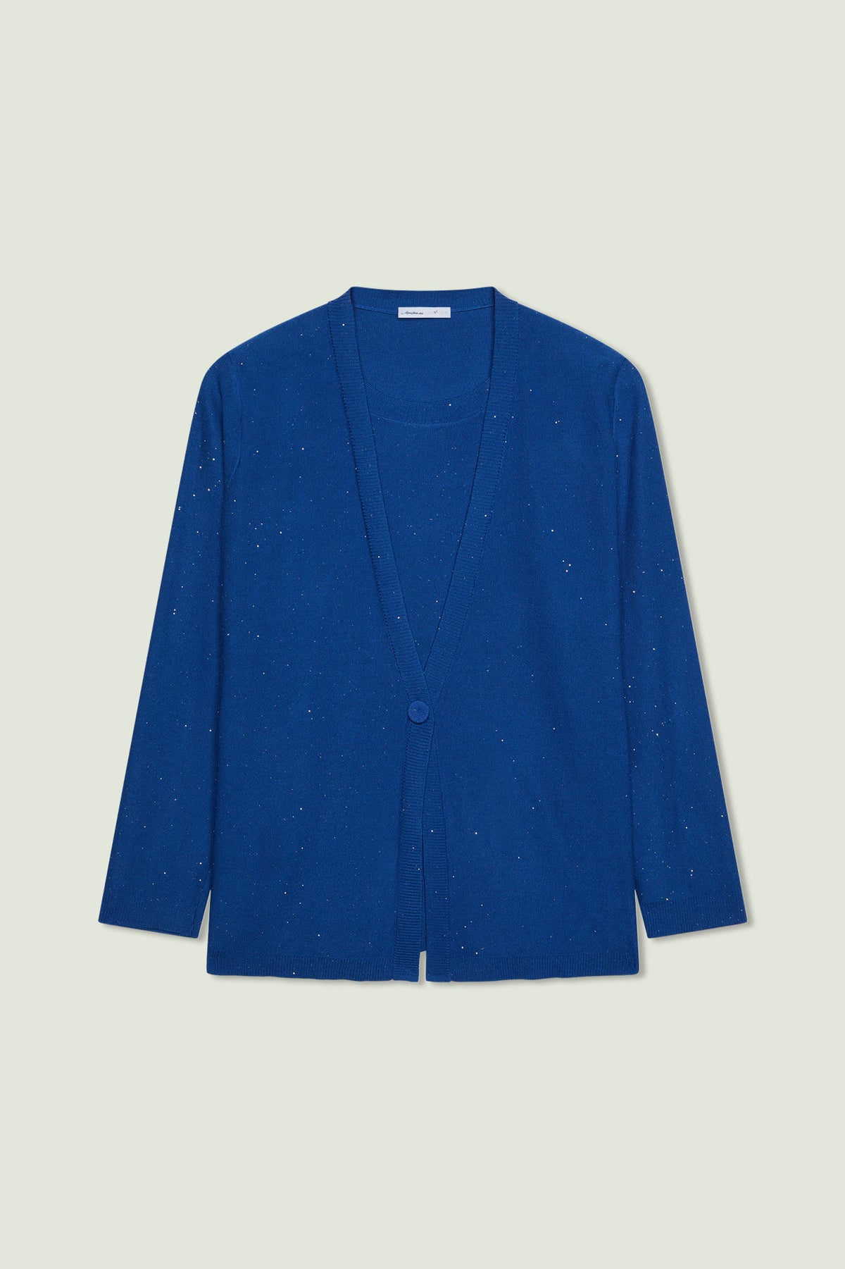 MAGLIA EFFETTO TWIN-SET CON PUNTI LUCE