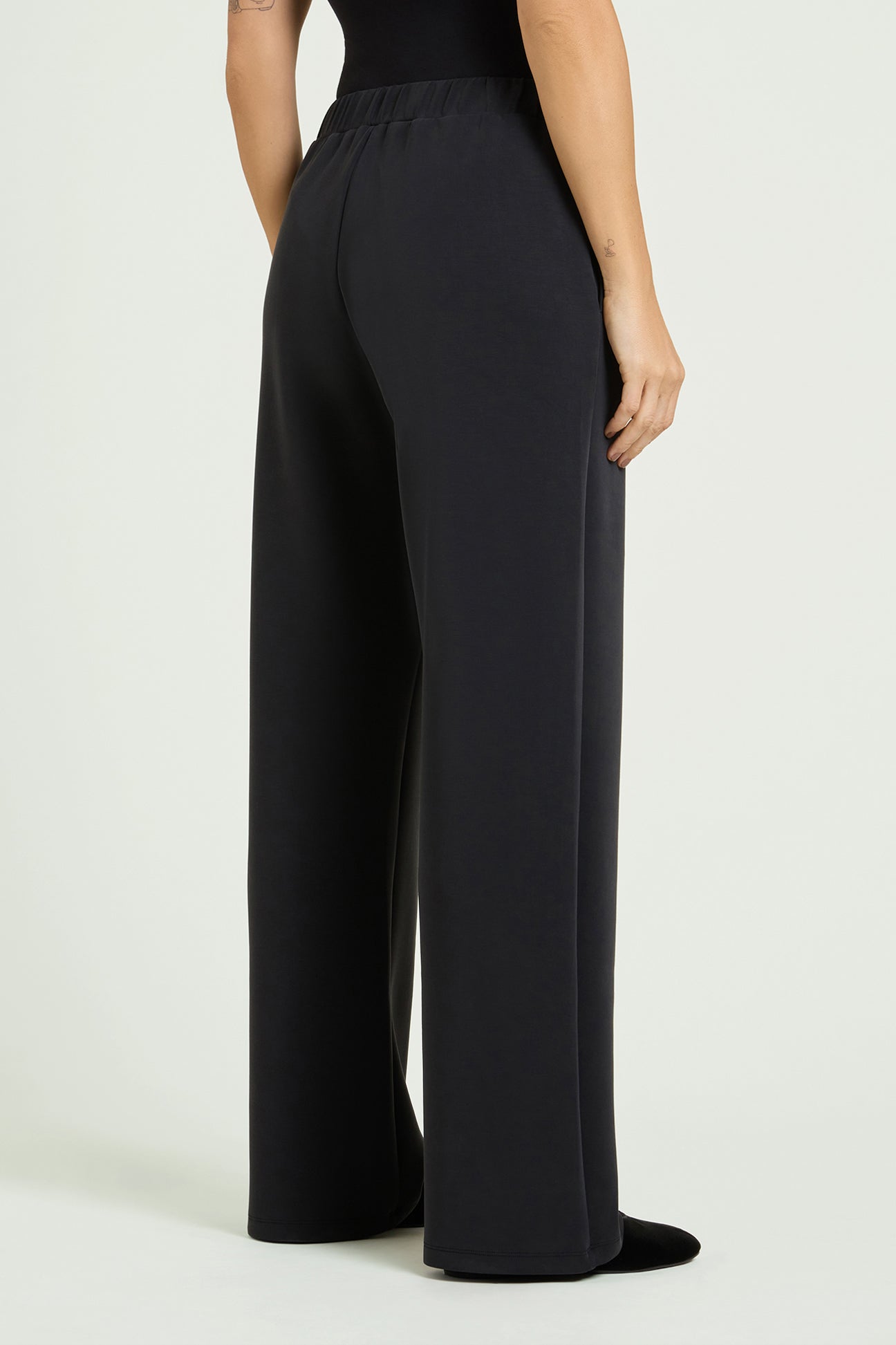 PANTALONI PULL-ON IN FELPA VELVET TOUCH