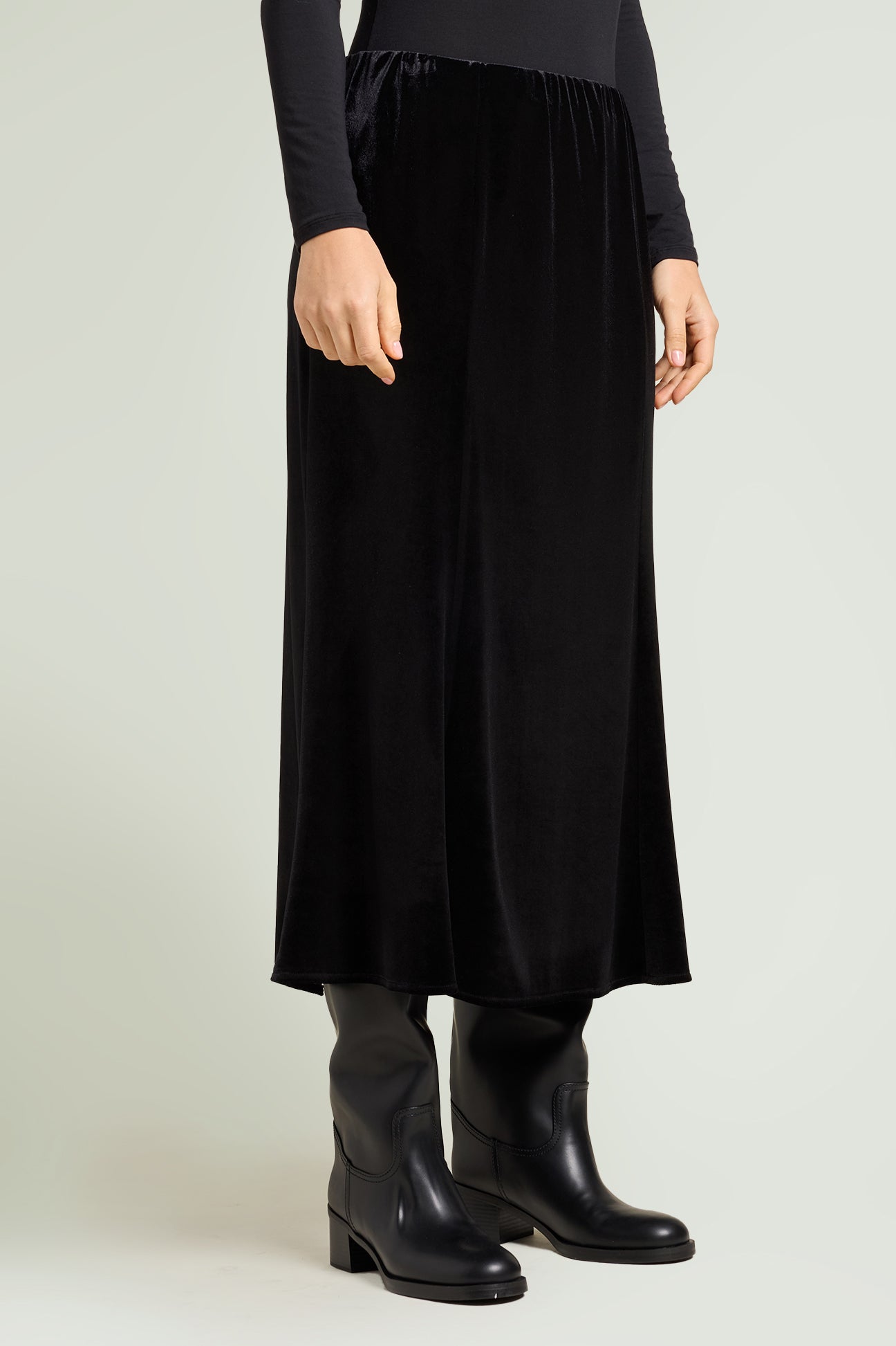 GONNA LUNGA IN VELLUTO