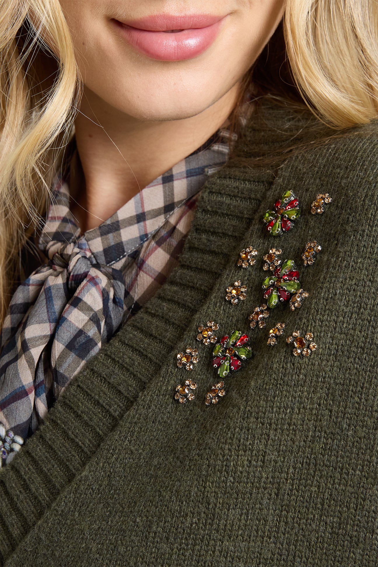 GILET RICAMATO