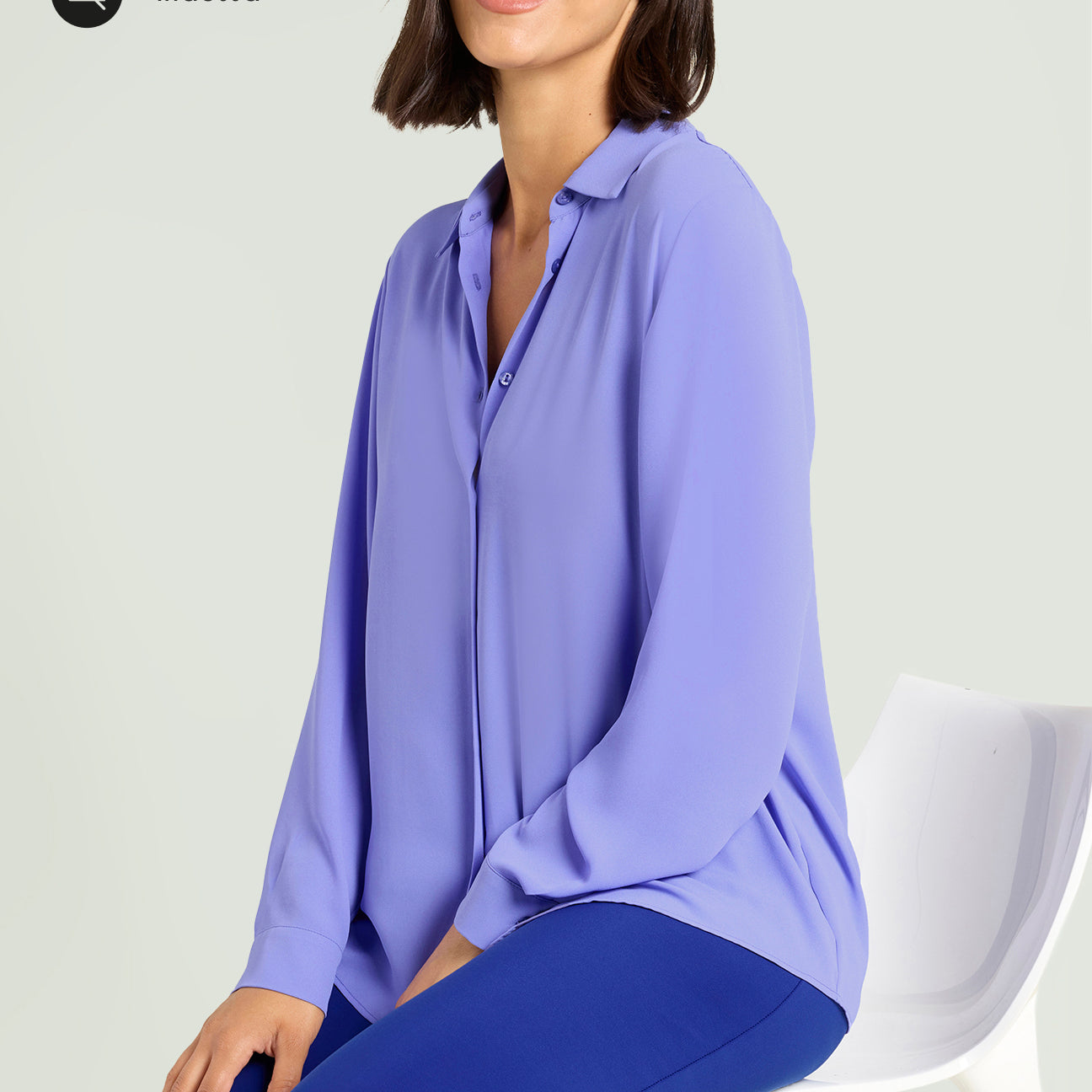 CAMICIA IN DOPPIA GEORGETTE