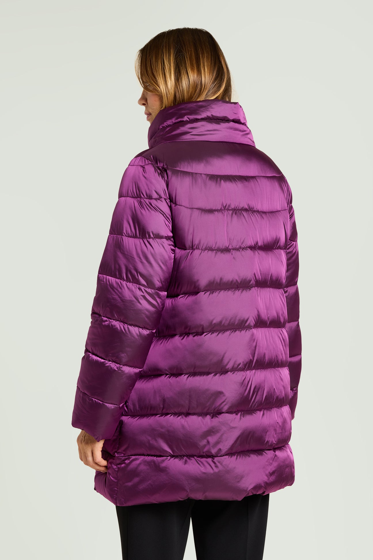 PIUMINO IN NYLON CANGIANTE