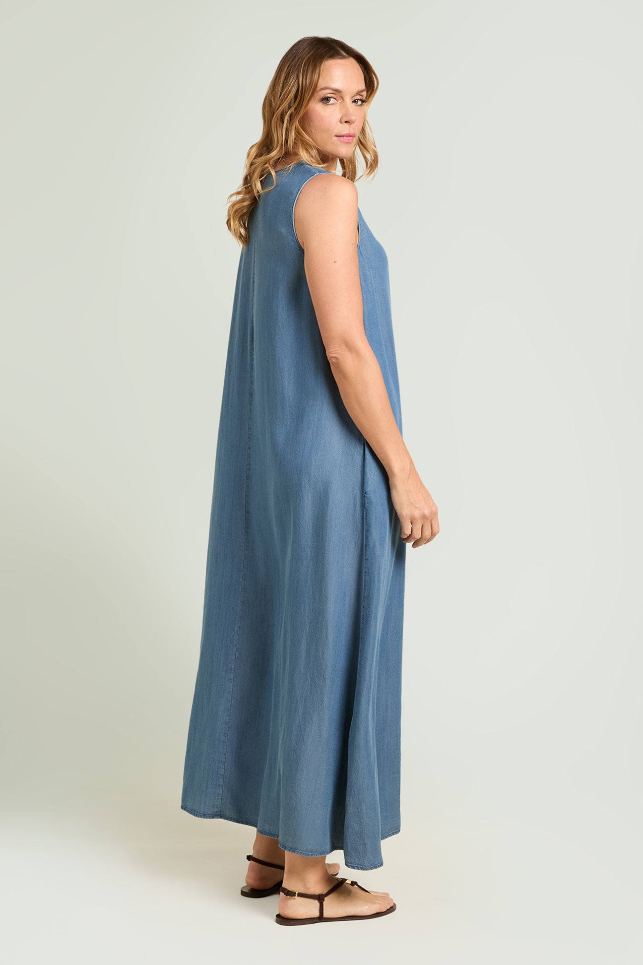 ABITO LUNGO IN CHAMBRAY