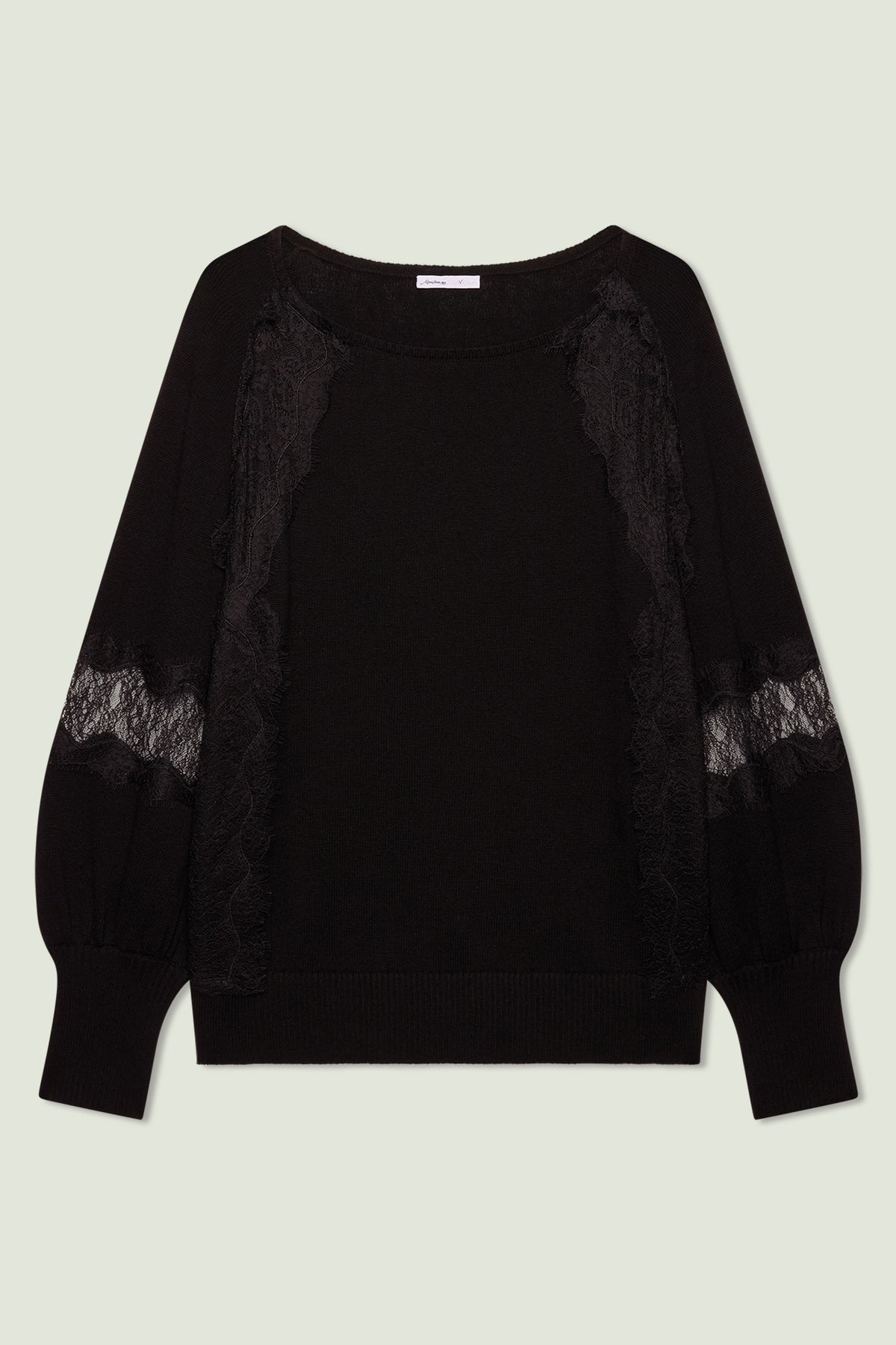MAGLIA CON INTARSI IN PIZZO
