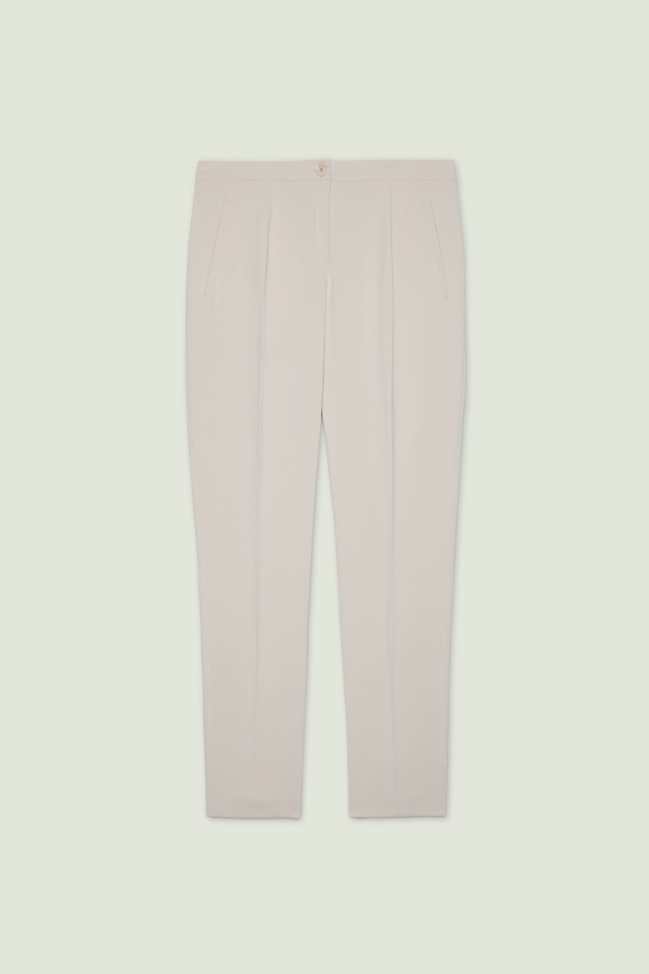 PANTALONI A SIGARETTA IN CREPE CADY