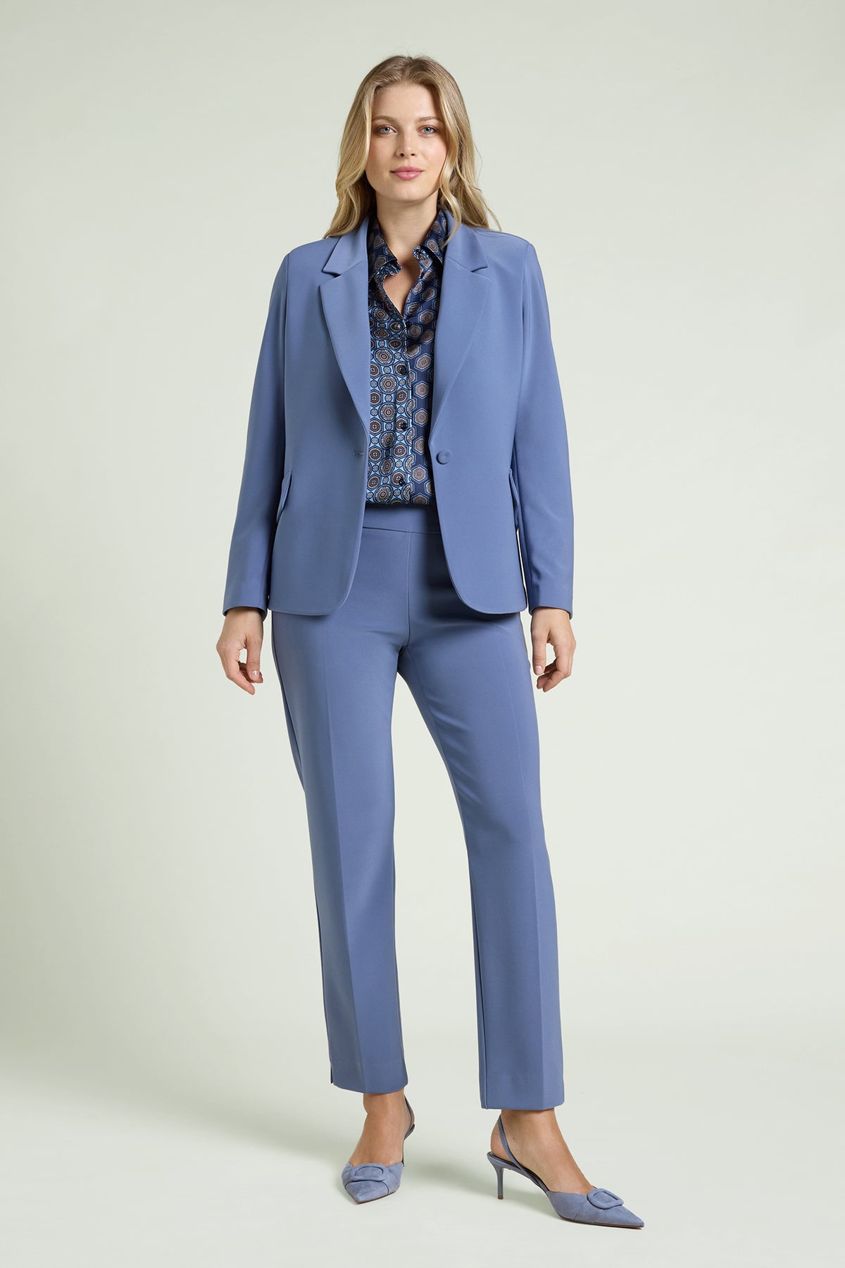 BLAZER IN COMPACT STRETCH