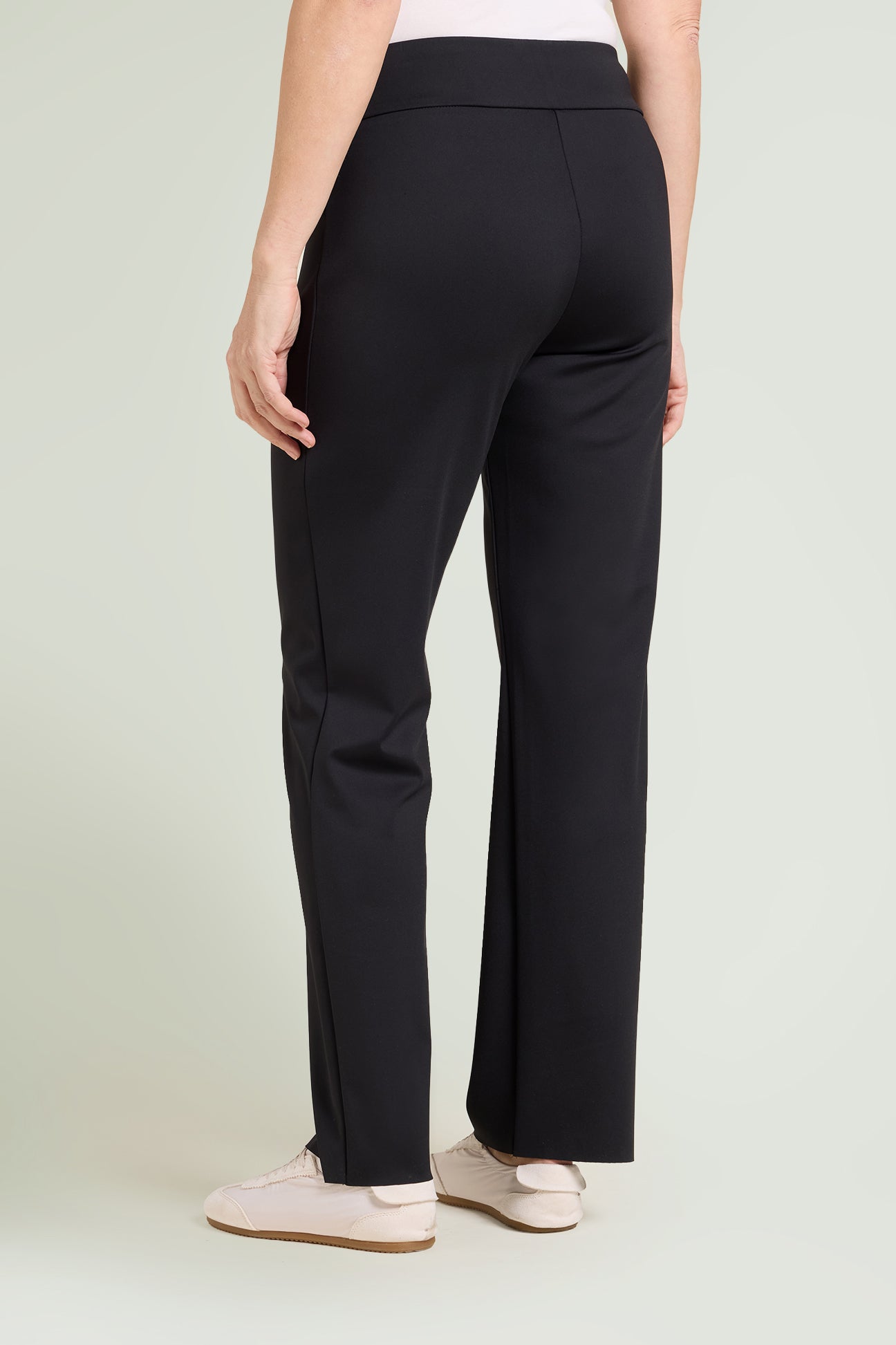 PANTALONI PULL-ON DRITTI IN TECNO-STRETCH