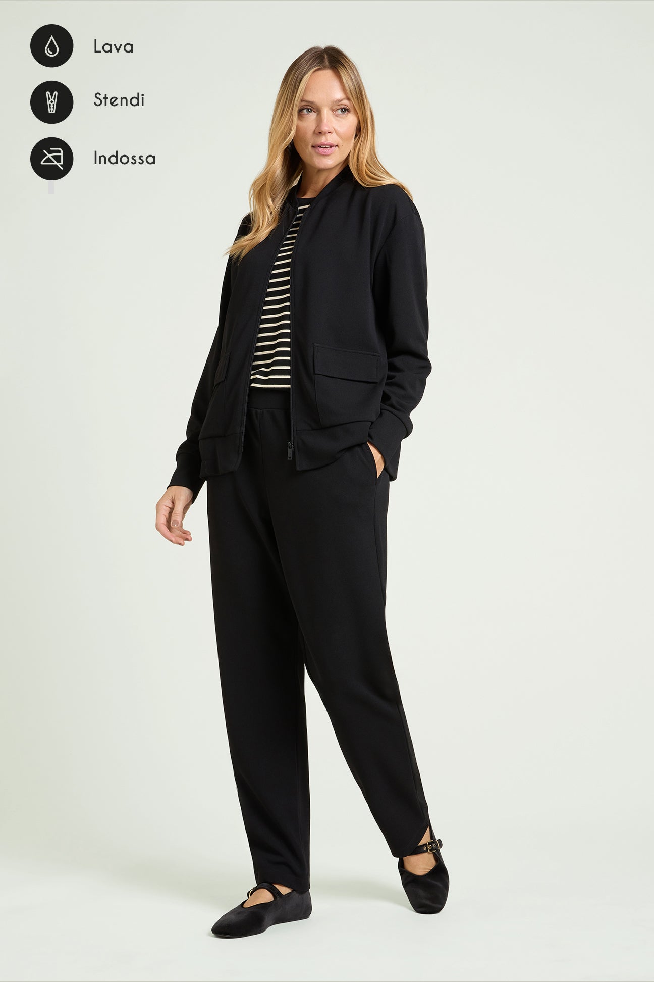 PANTALONI JOGGER IN SCUBA TWILL