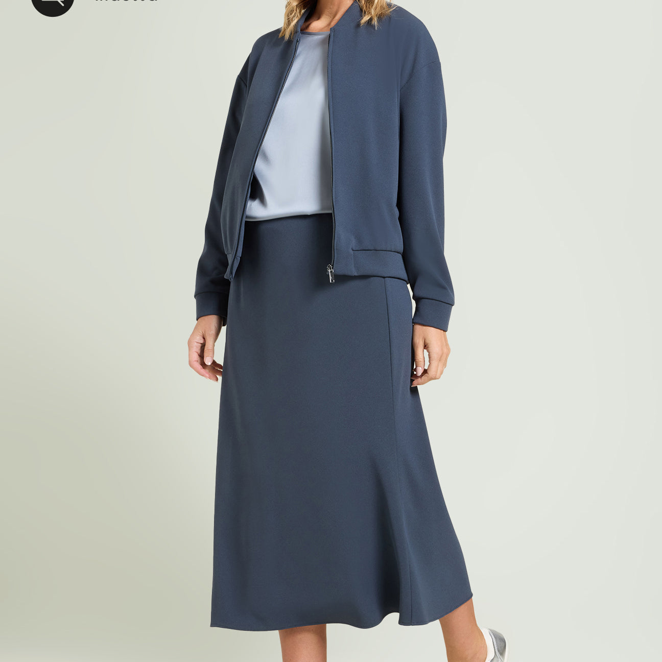 GONNA LUNGA IN SCUBA CREPE