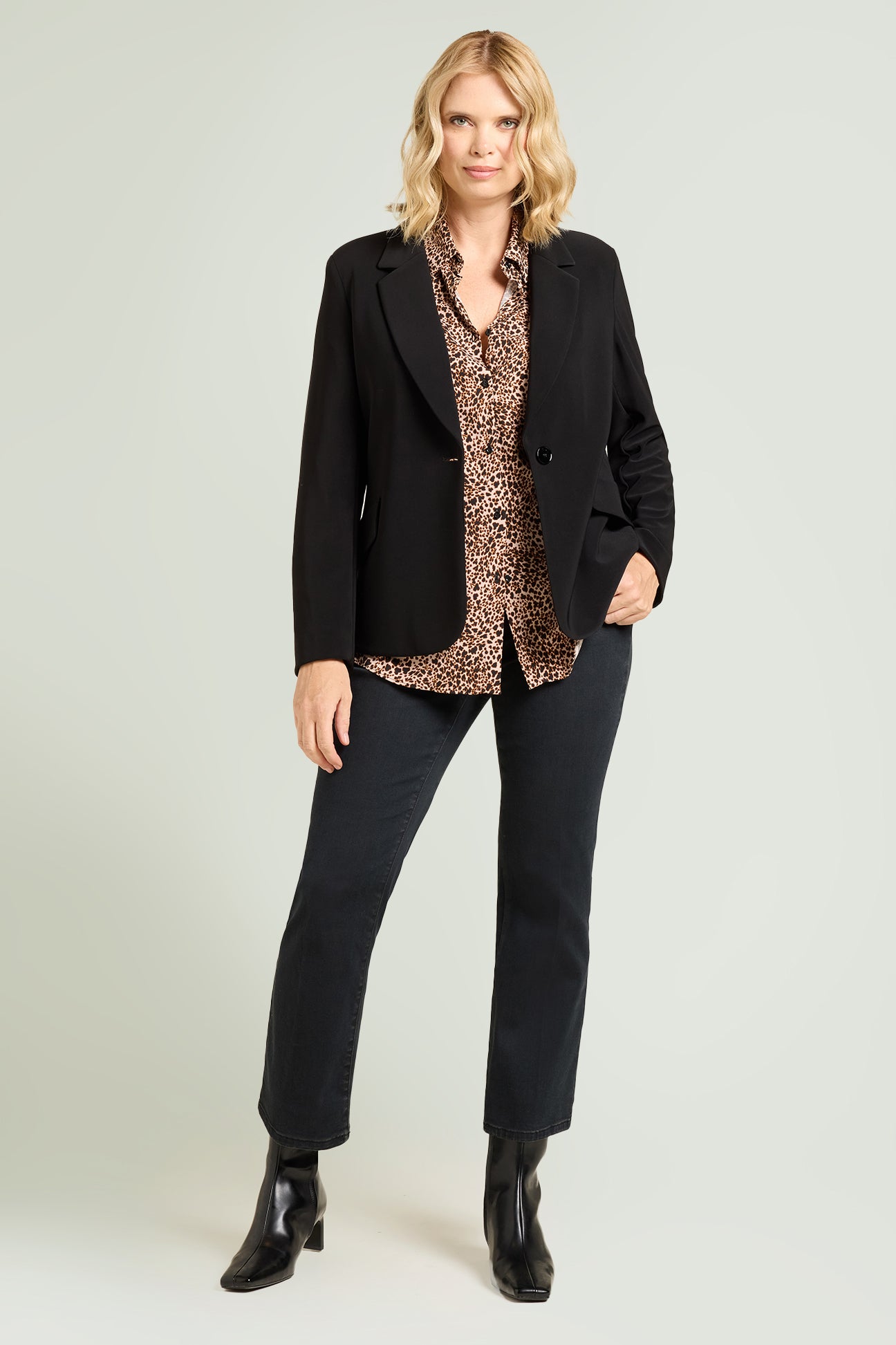 CAMICIA CON STAMPA ANIMALIER