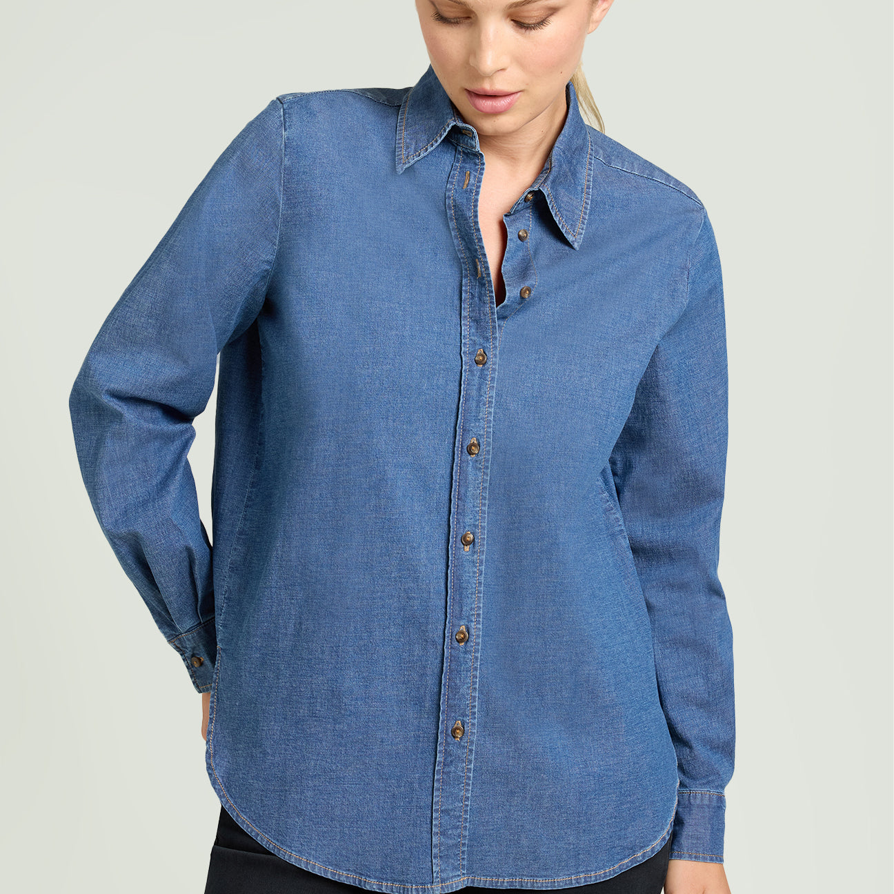 CAMICIA IN Denim LEGGERO