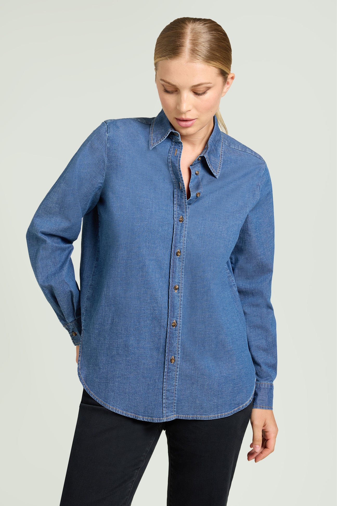 CAMICIA IN Denim LEGGERO