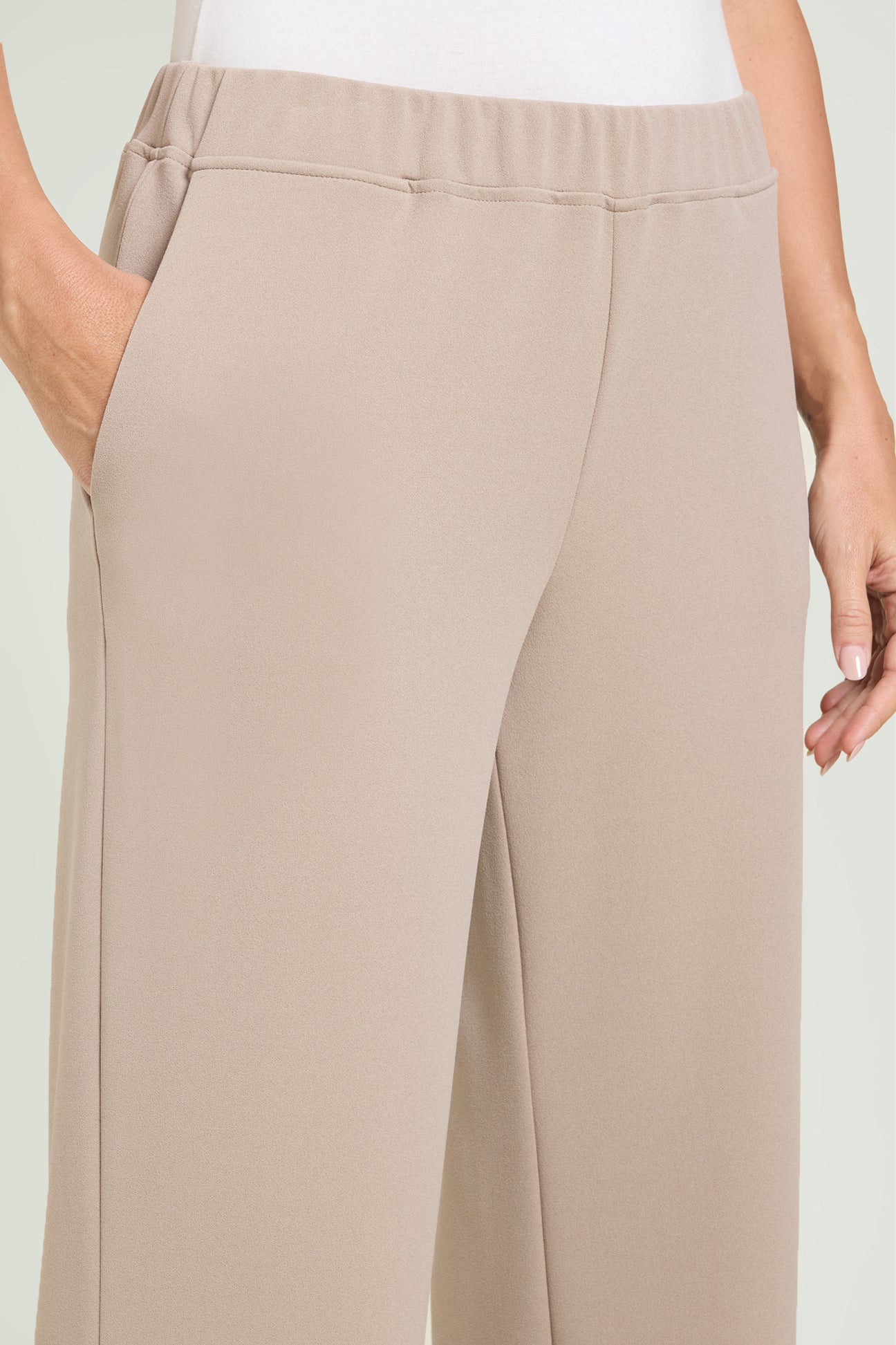 PANTALONI PULL-ON AMPI IN SCUBA CREPE