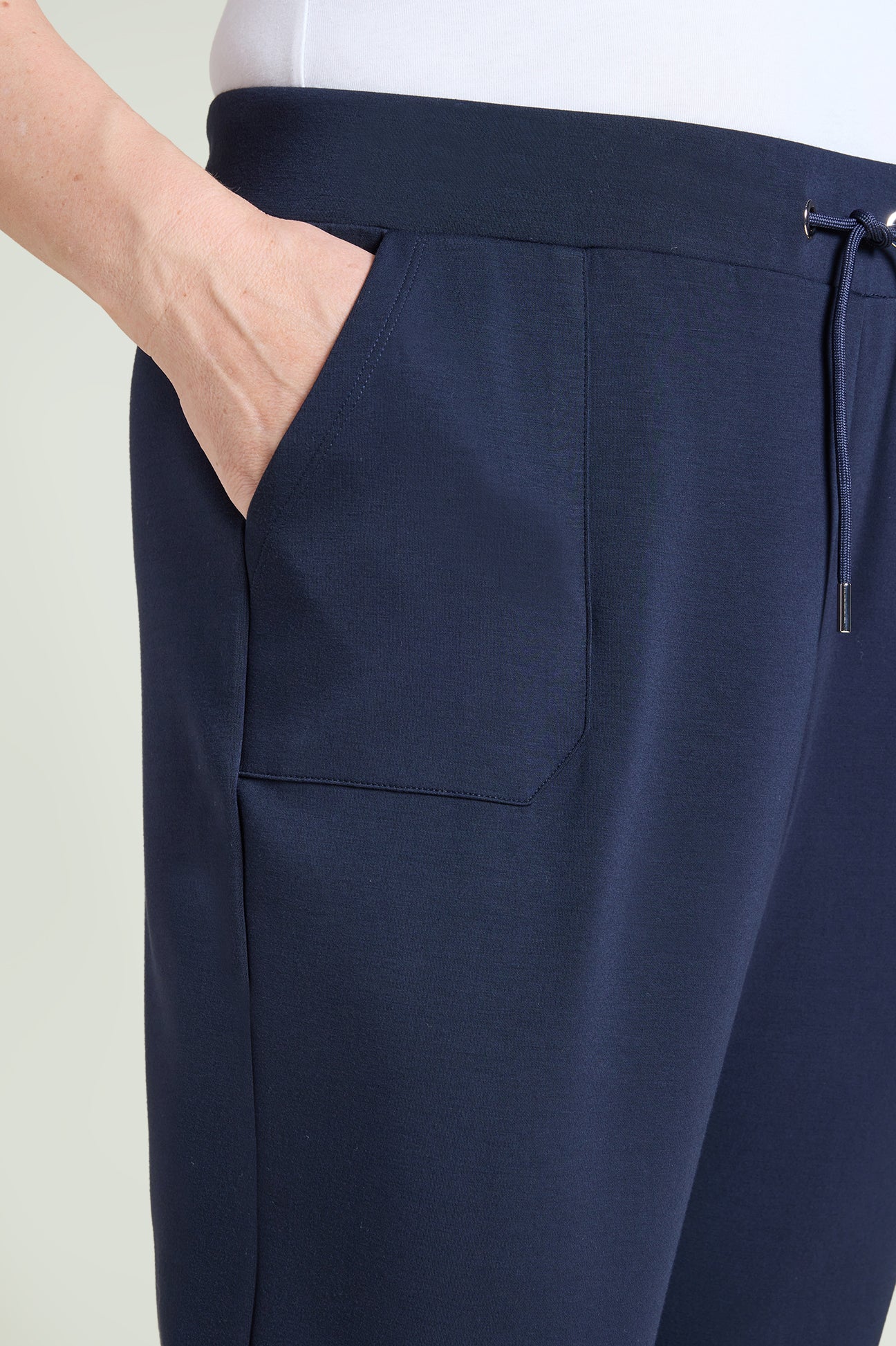 PANTALONI PULL-ON JOGGER IN JERSEY SCUBA