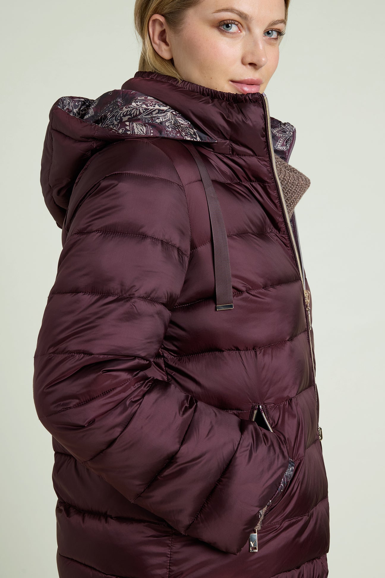 PIUMINO REVERSIBILE CON STAMPA PAISLEY