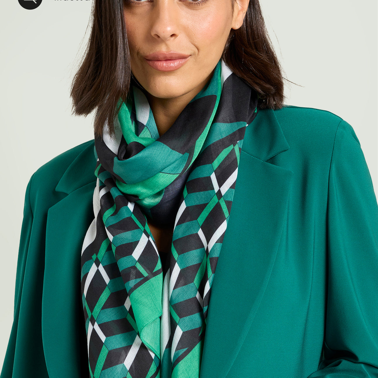 SCIARPA FOULARD STAMPATA