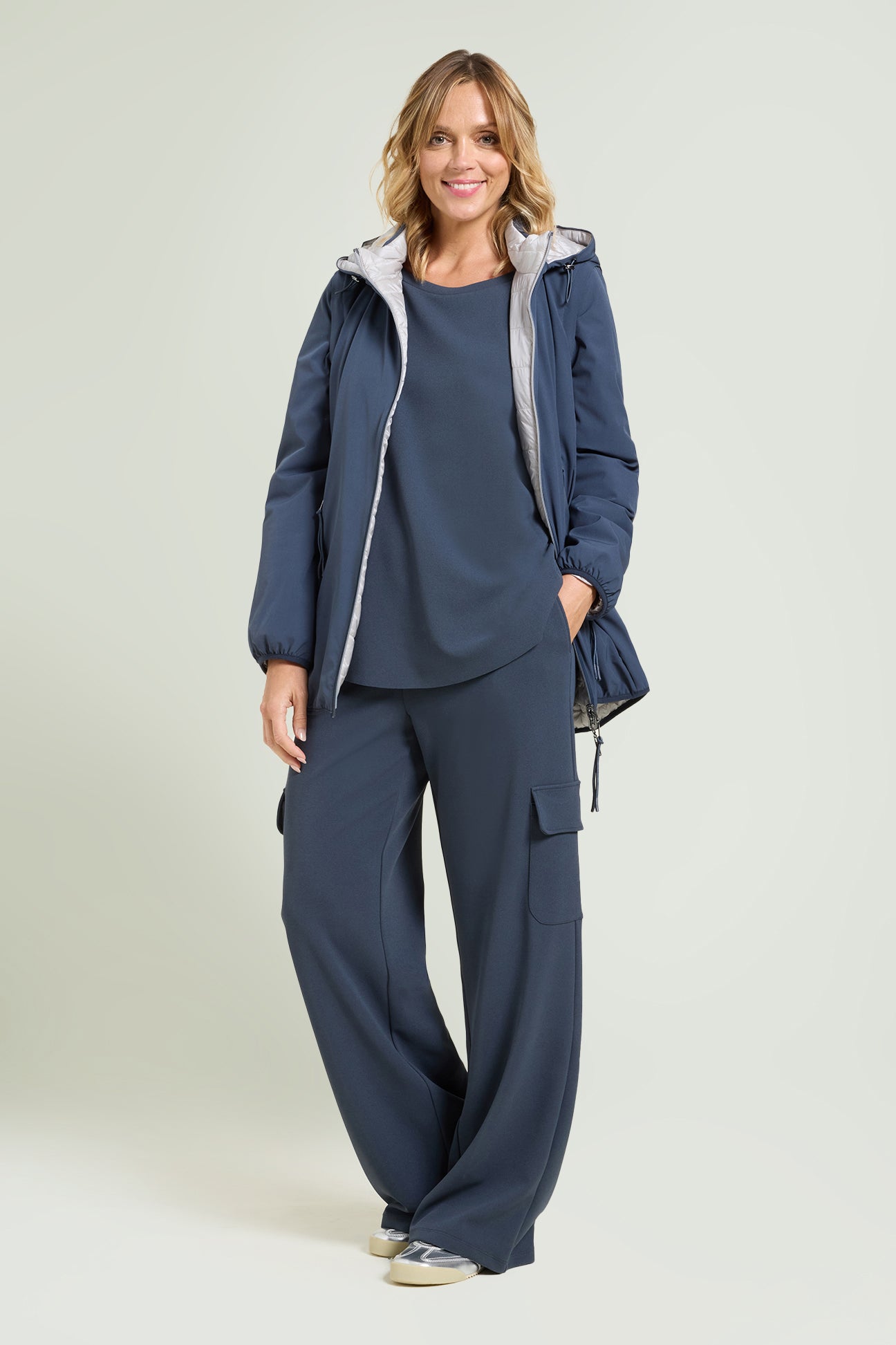 FELPA IN SCUBA CREPE