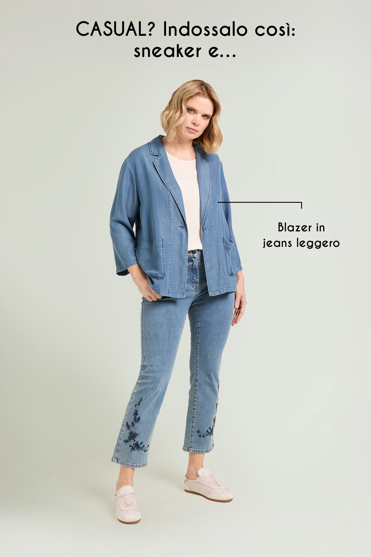 JEANS RICAMATO