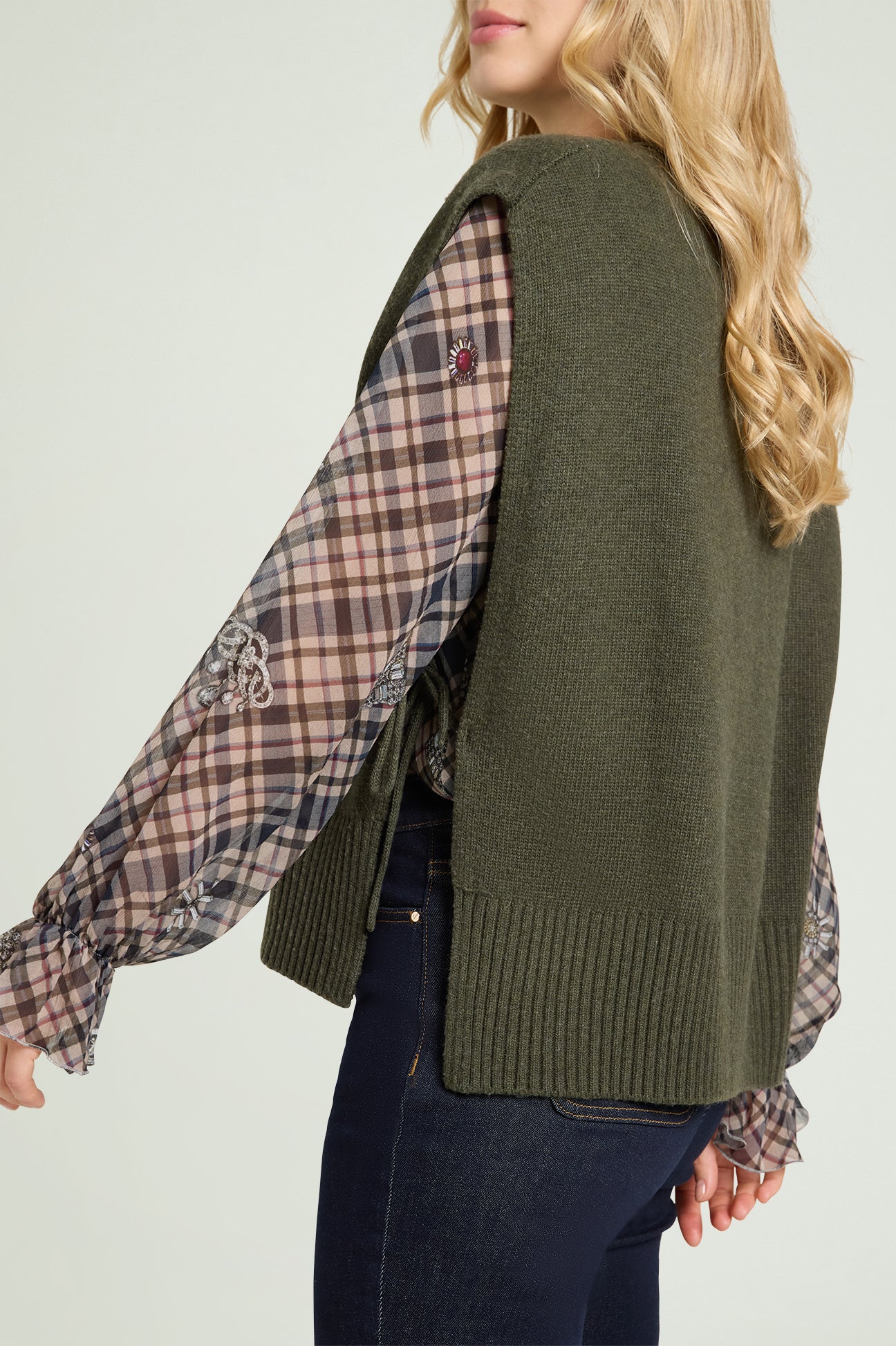 GILET RICAMATO