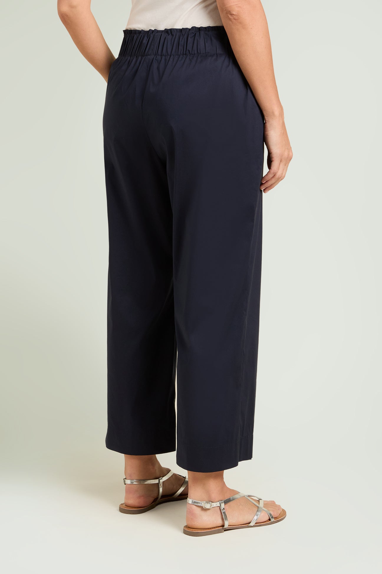 PANTALONI PULL-ON AMPI IN POPELINE