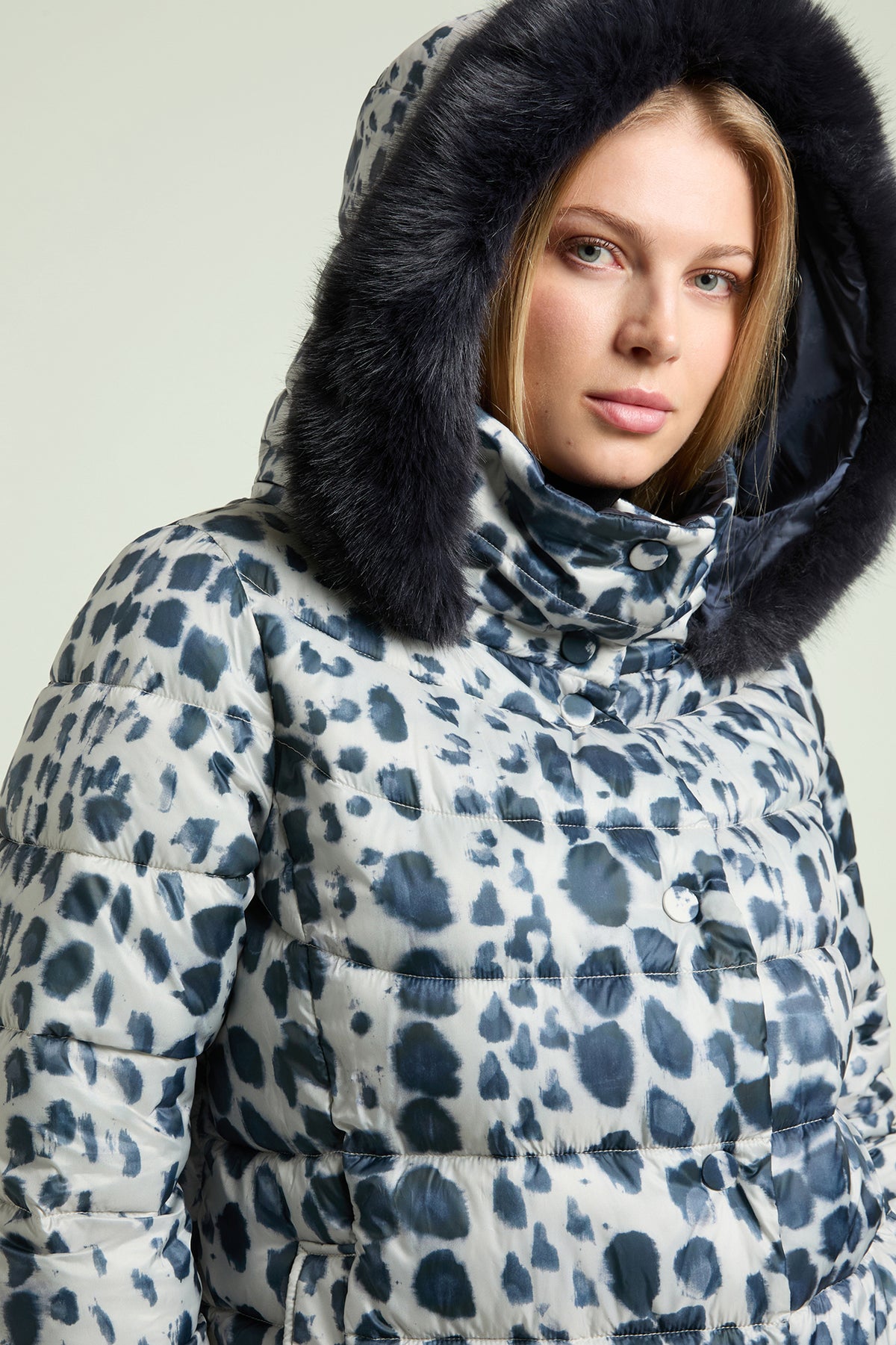 PIUMINO REVERSIBILE CON STAMPA ANIMALIER
