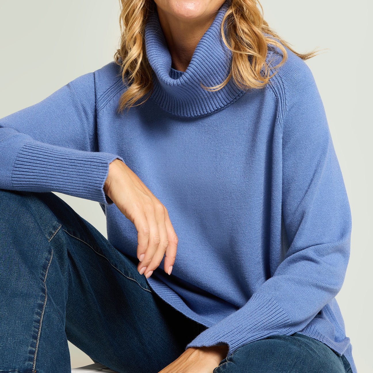 MAGLIA WINTER TOUCH CON COLLO STACCABILE