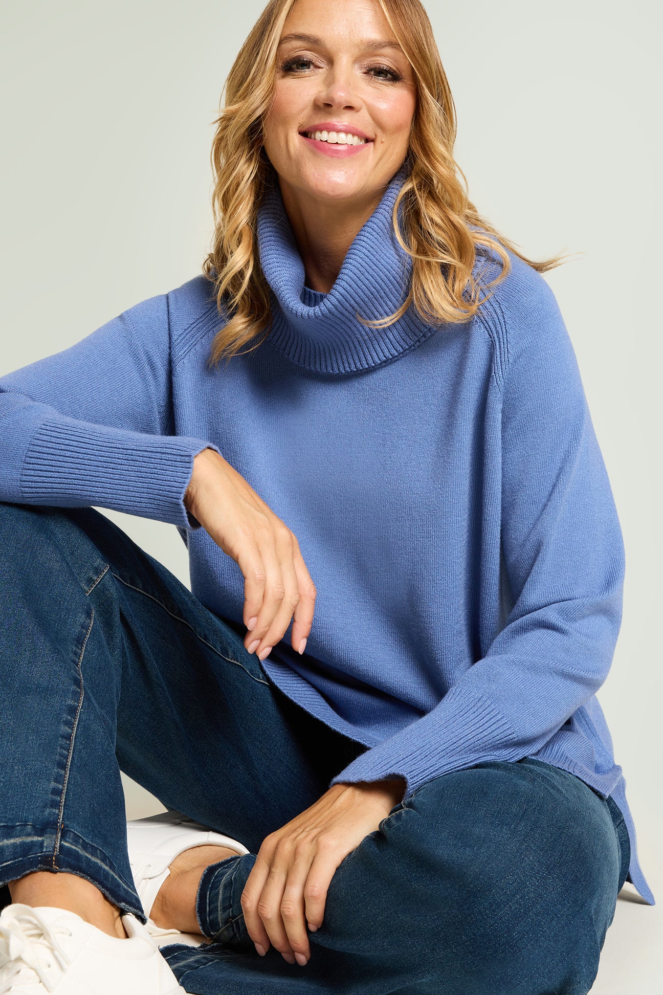 MAGLIA WINTER TOUCH CON COLLO STACCABILE