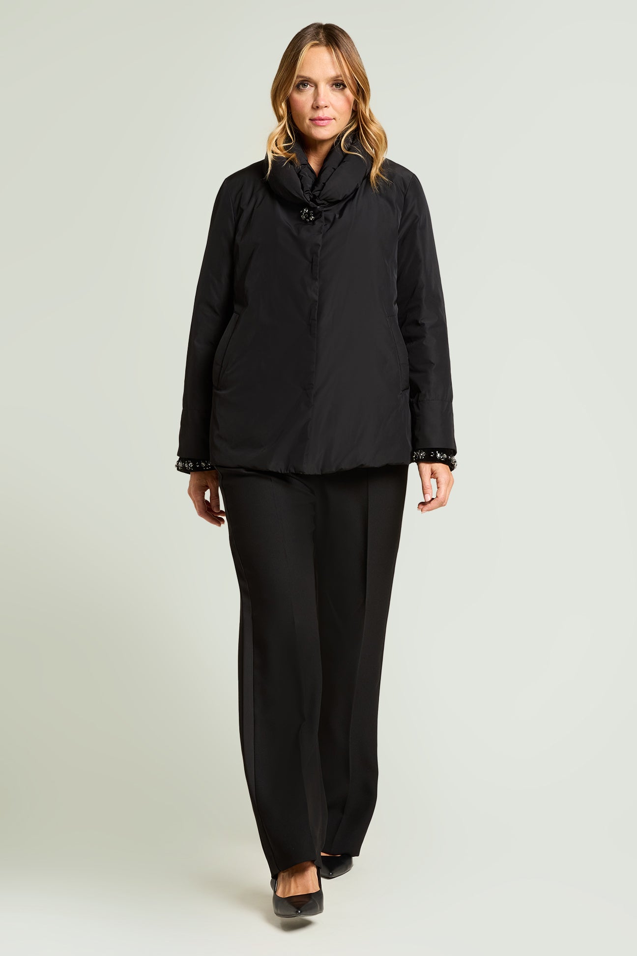 PIUMINO RICAMATO A MANO