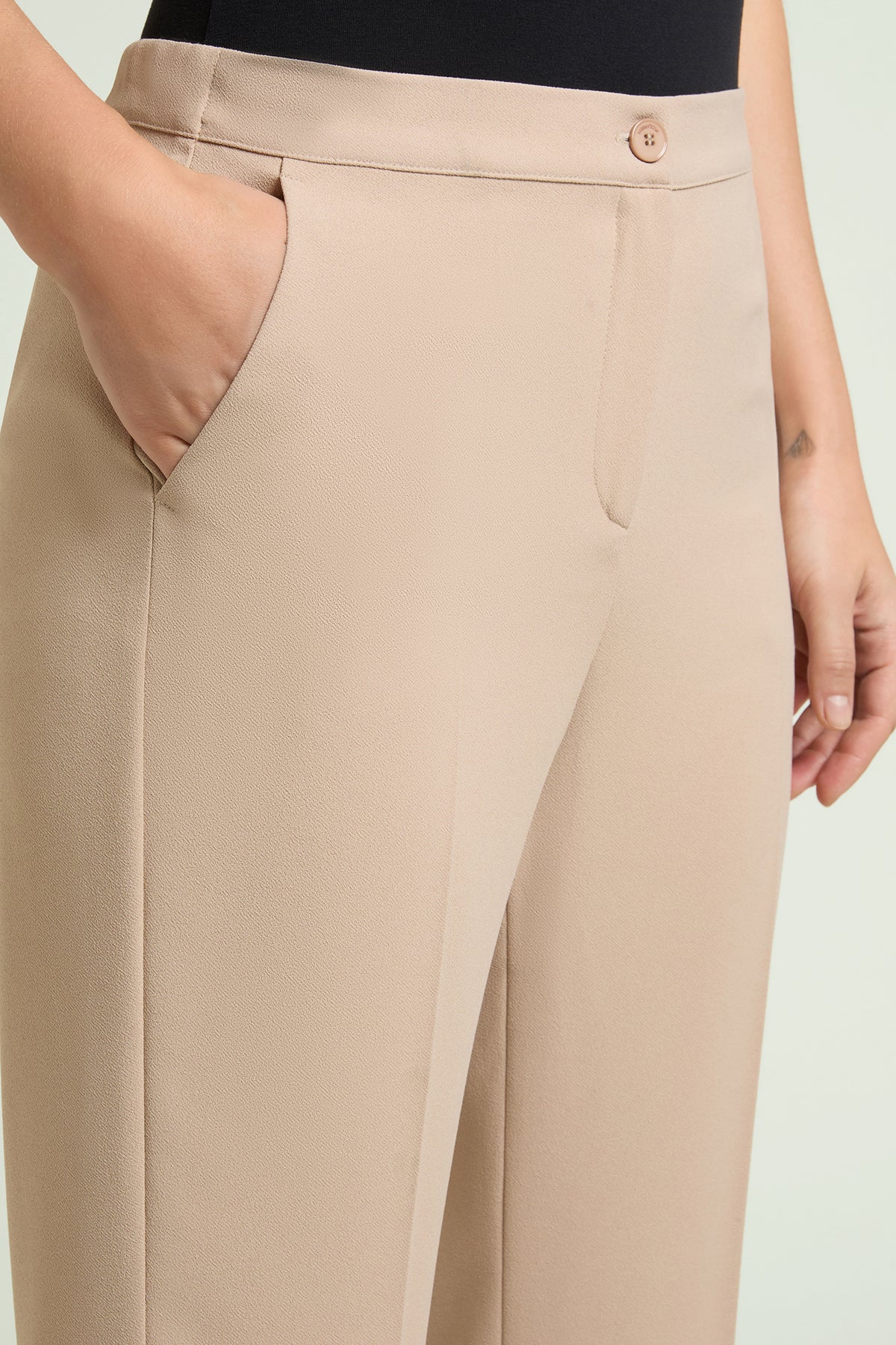 PANTALONI AMPI IN CREPE