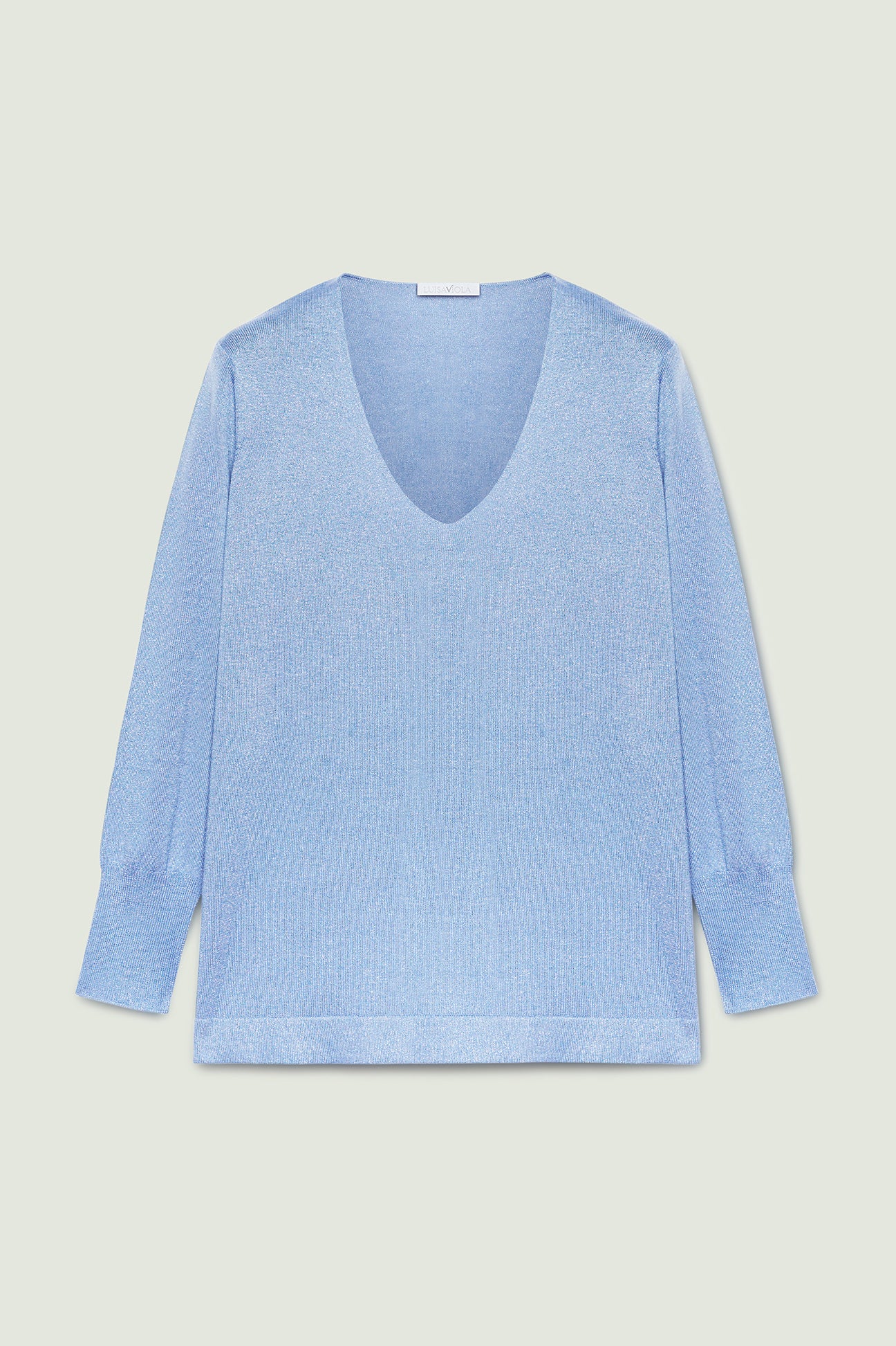 MAGLIA SHINY CON SCIARPINA