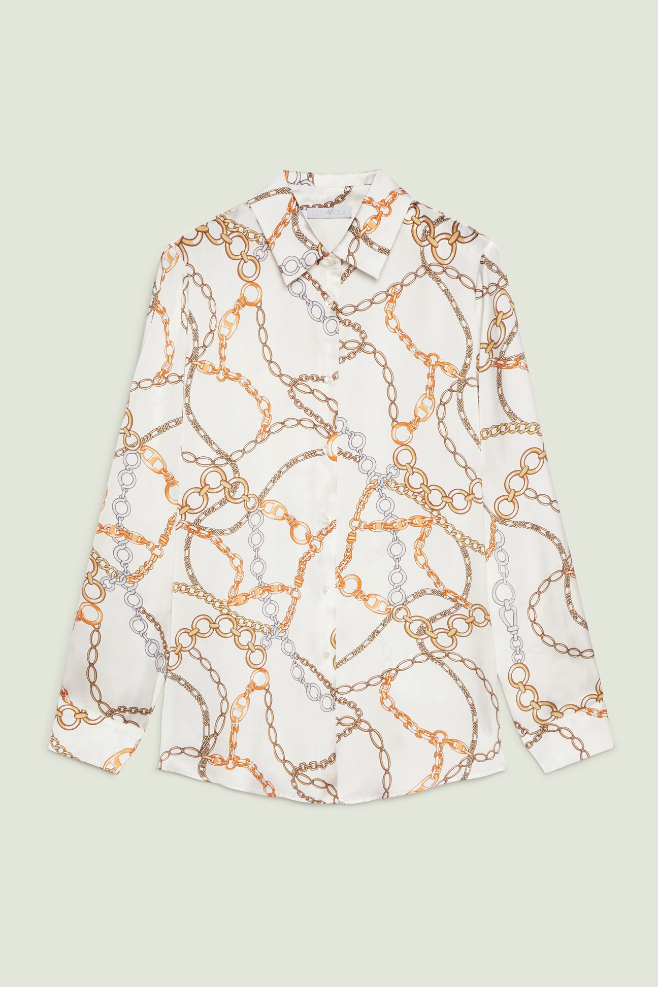 CAMICIA IN SATIN STAMPATO