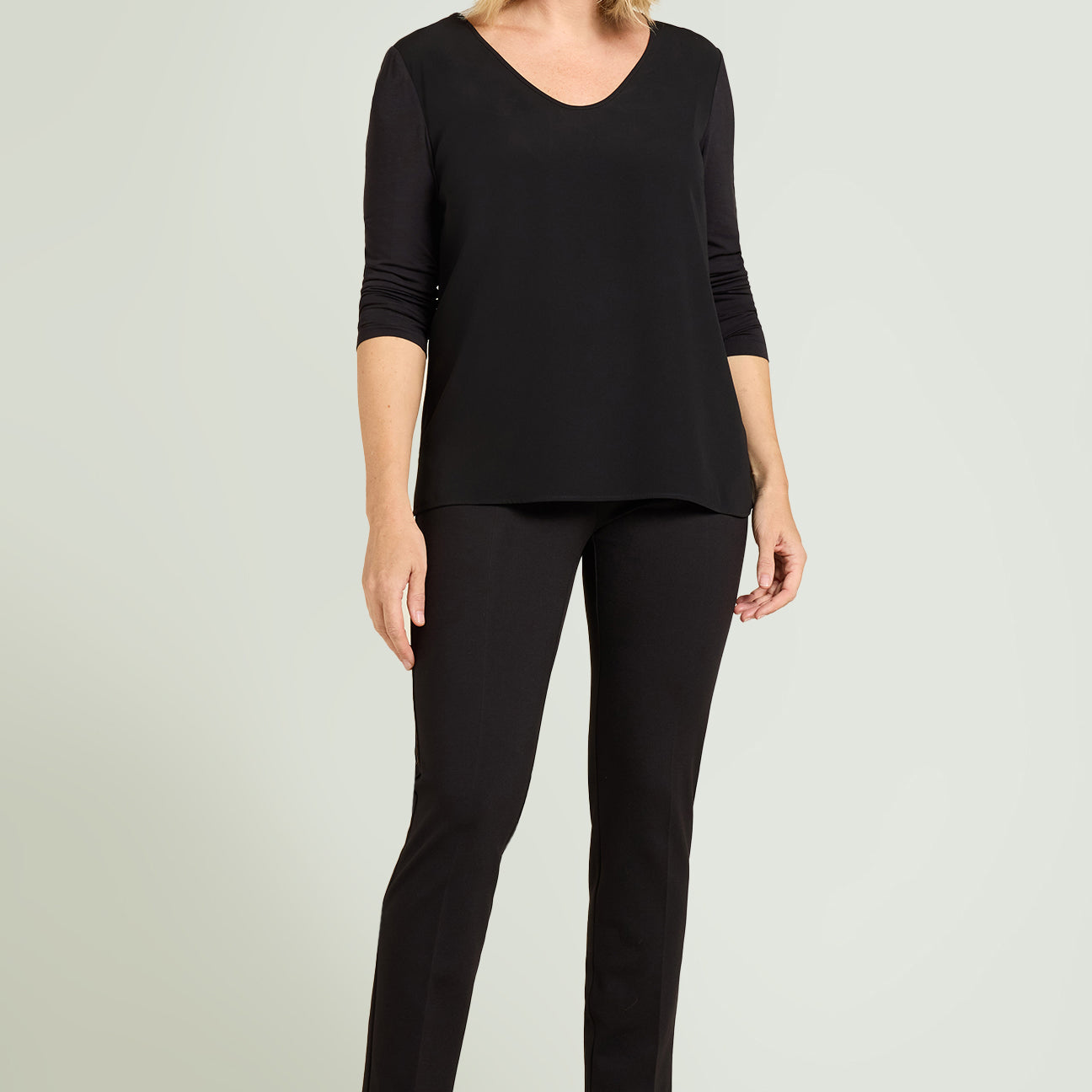 PANTALONI NO HIPS A SIGARETTA IN PUNTO MILANO