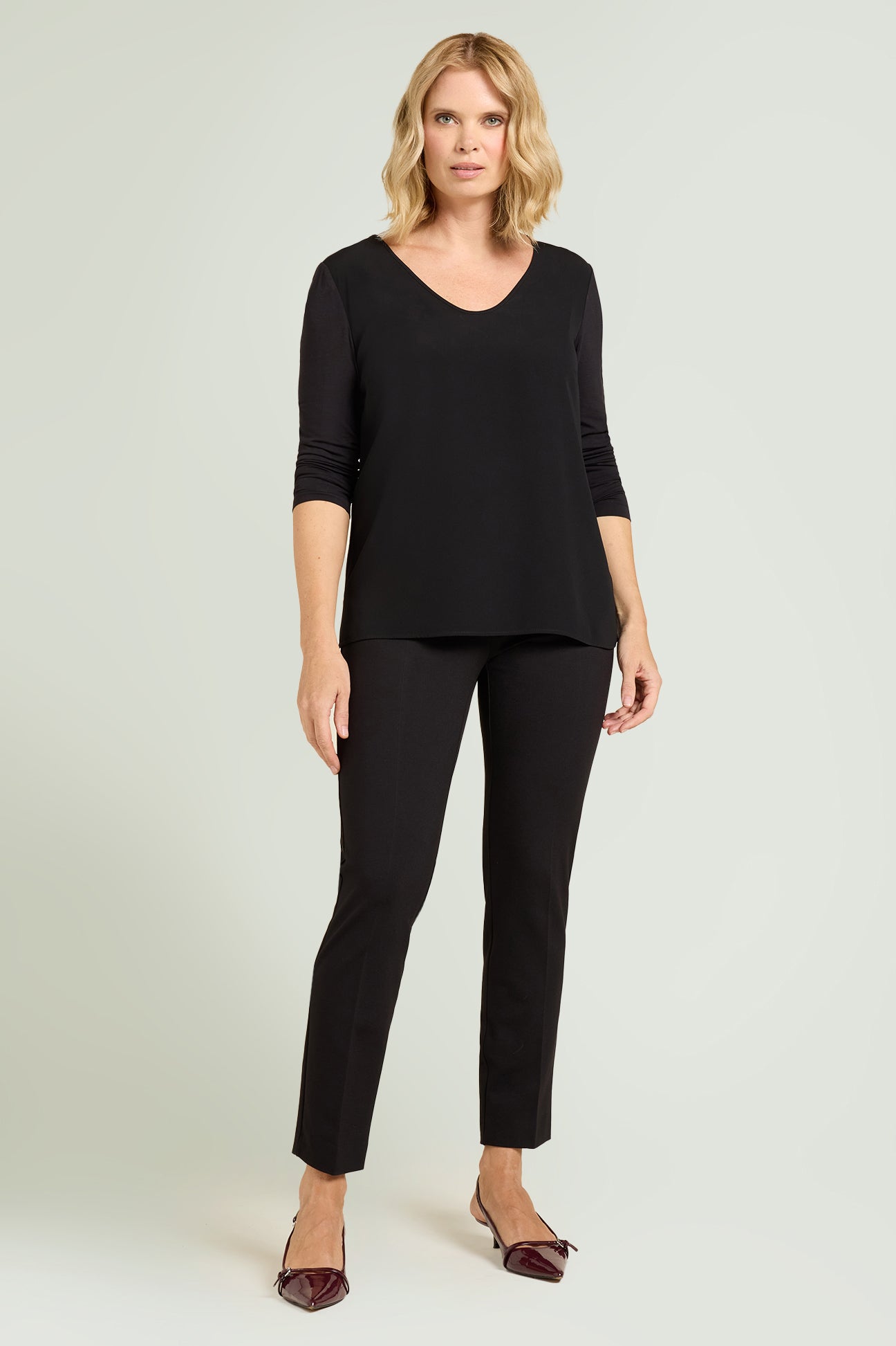 PANTALONI NO HIPS A SIGARETTA IN PUNTO MILANO