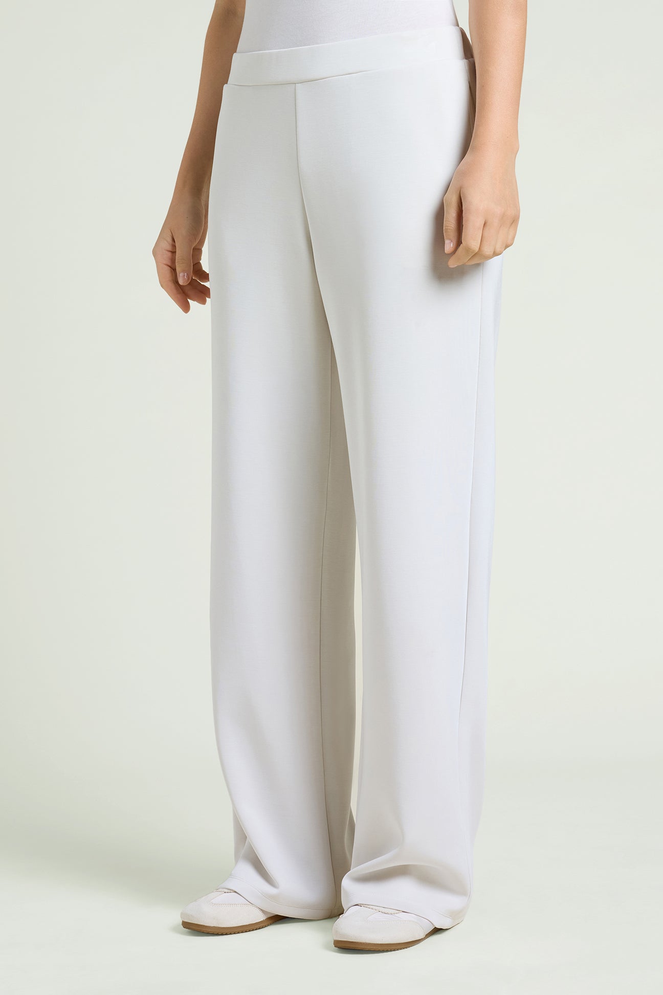 PANTALONI PULL-ON IN FELPA VELVET TOUCH
