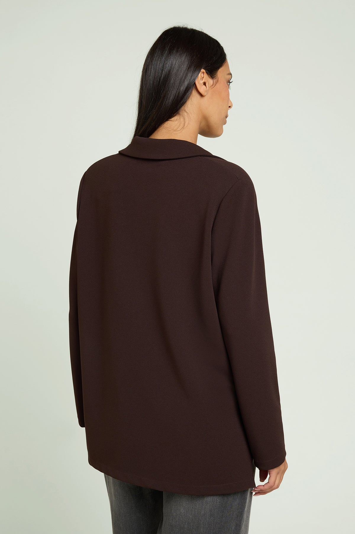 GIACCA INFORMALE IN SCUBA TWILL
