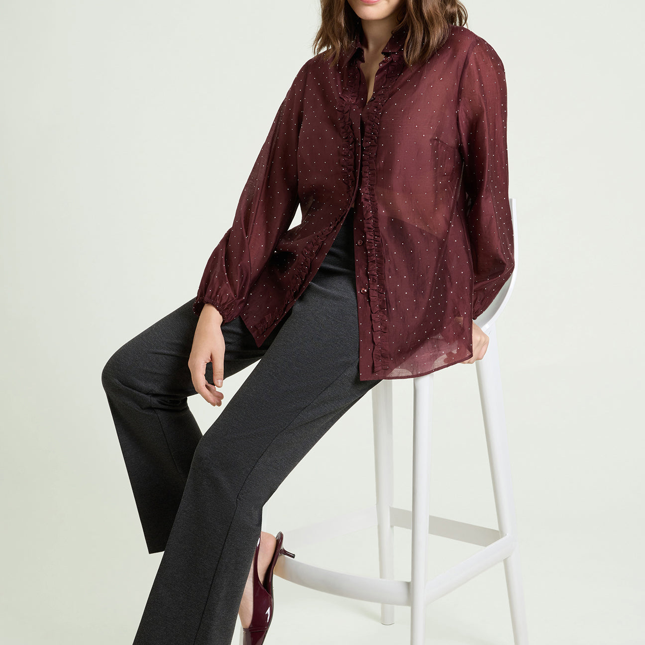 PANTALONI N0-HIPS KICK FLARE IN PUNTO MILANO