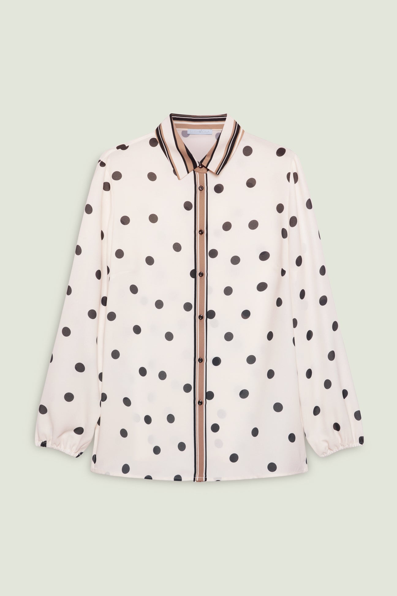 CAMICIA IN DOPPIA GEORGETTE STAMPATA