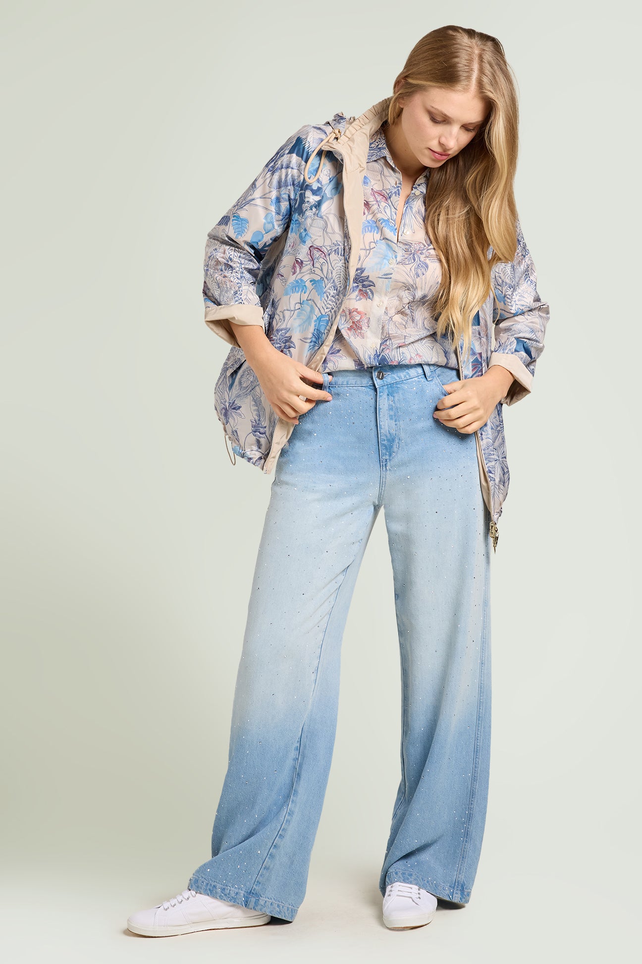 WIND JACKET STAMPATA REVERSIBILE